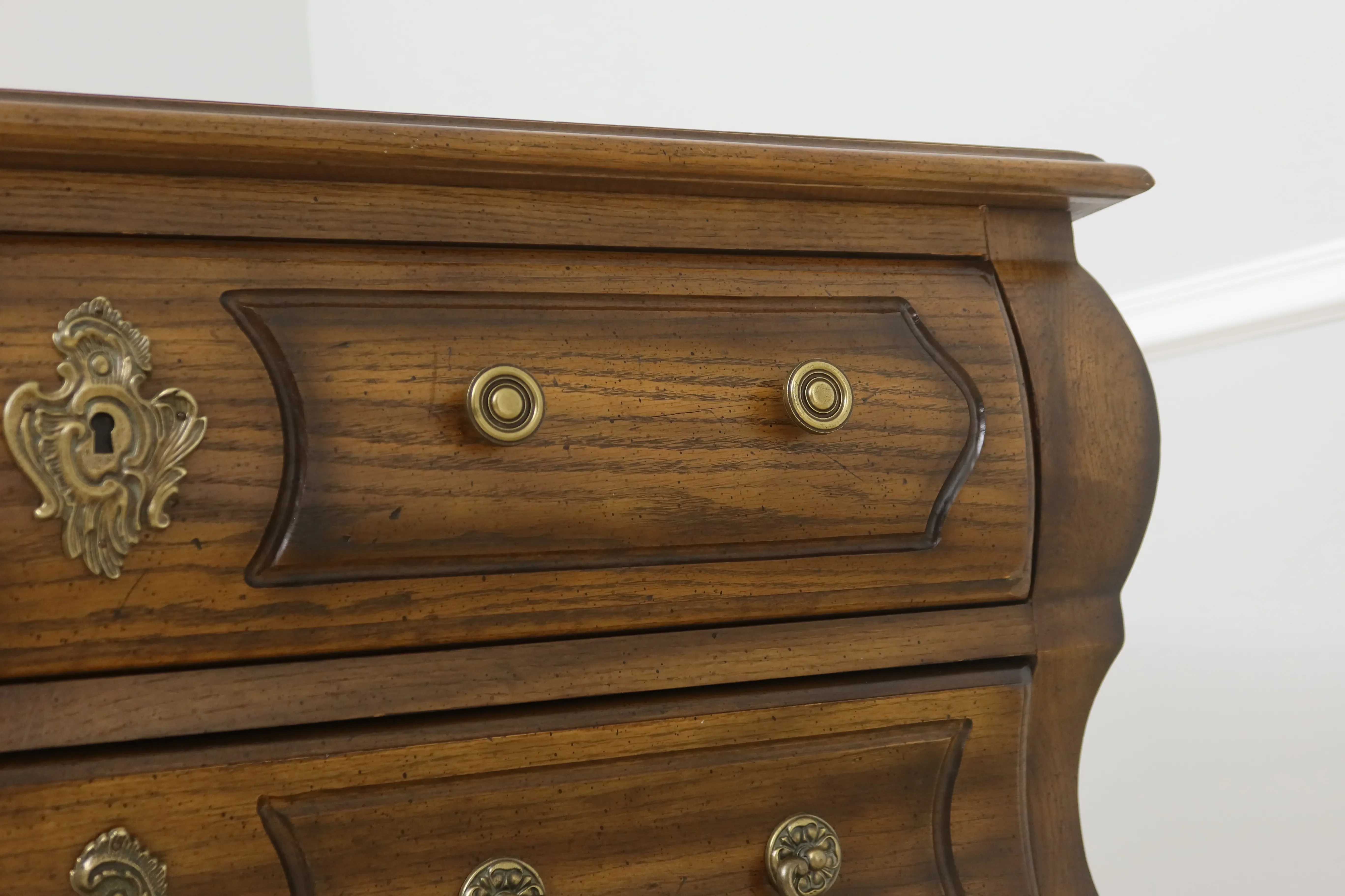 Century Oak 3 Drawer Continental Chest