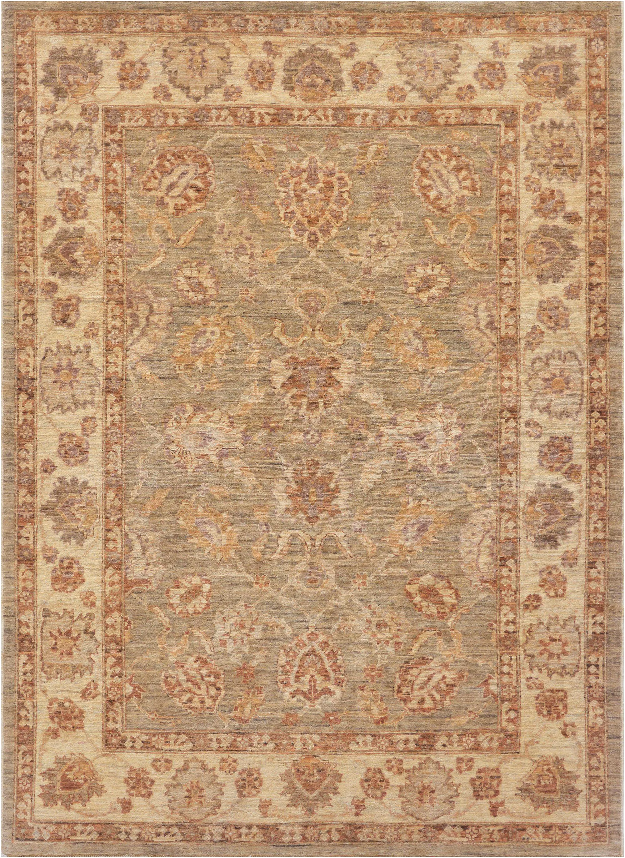Mansour Handmade Agra Rug | Chairish