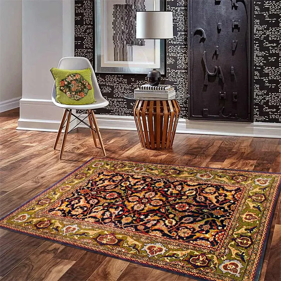 Pasargad DC Fine Hand Knotted Turkish Hereke Rug | Chairish