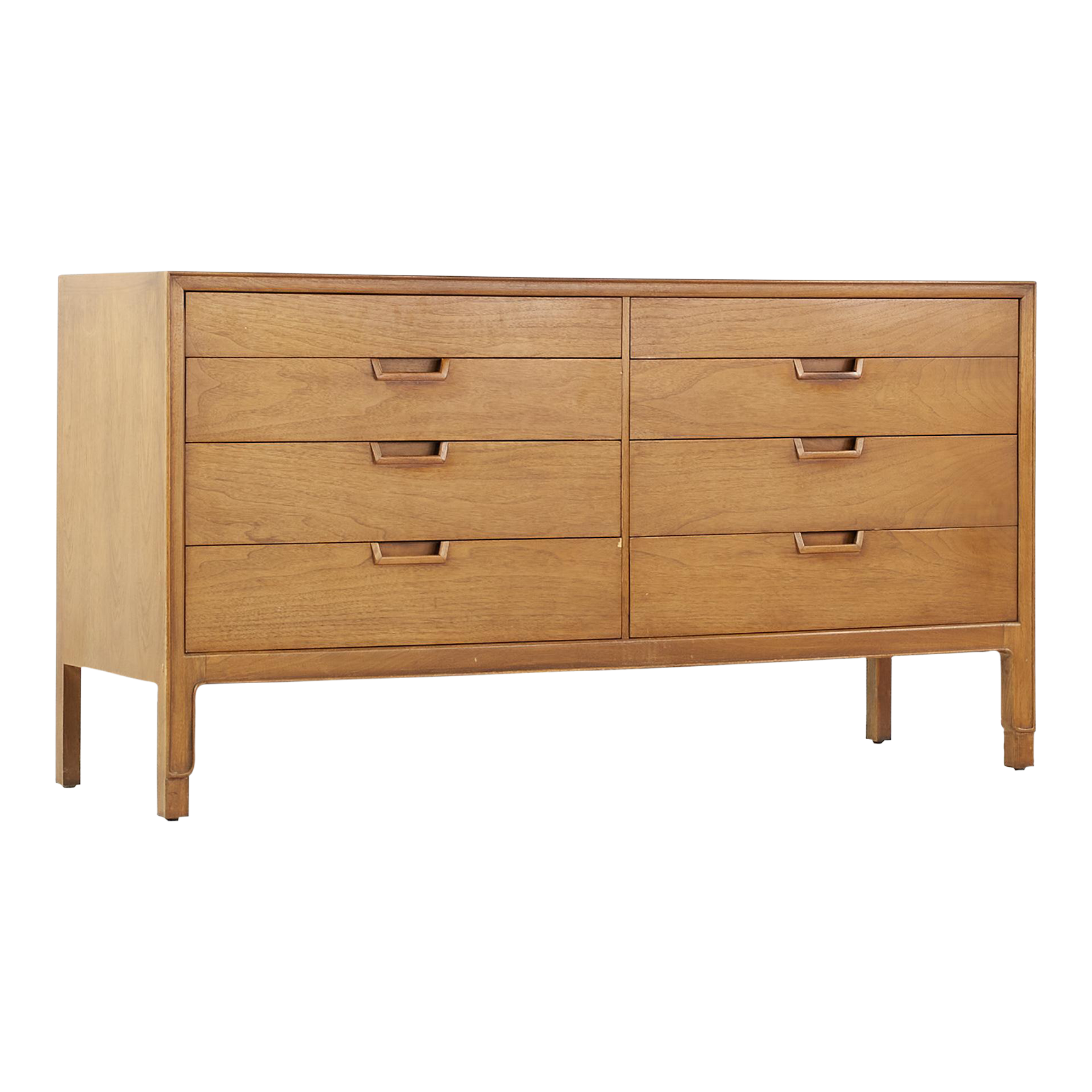 Mount Airy Janus Mid Century Walnut 8Drawer Dresser Chairish