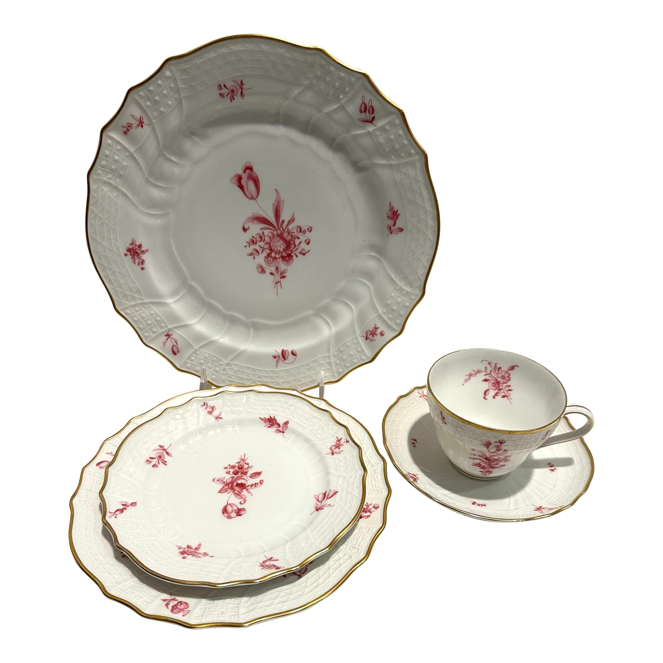 1960s Hutschenreuther Dresden Marina China Service for Eight- 42