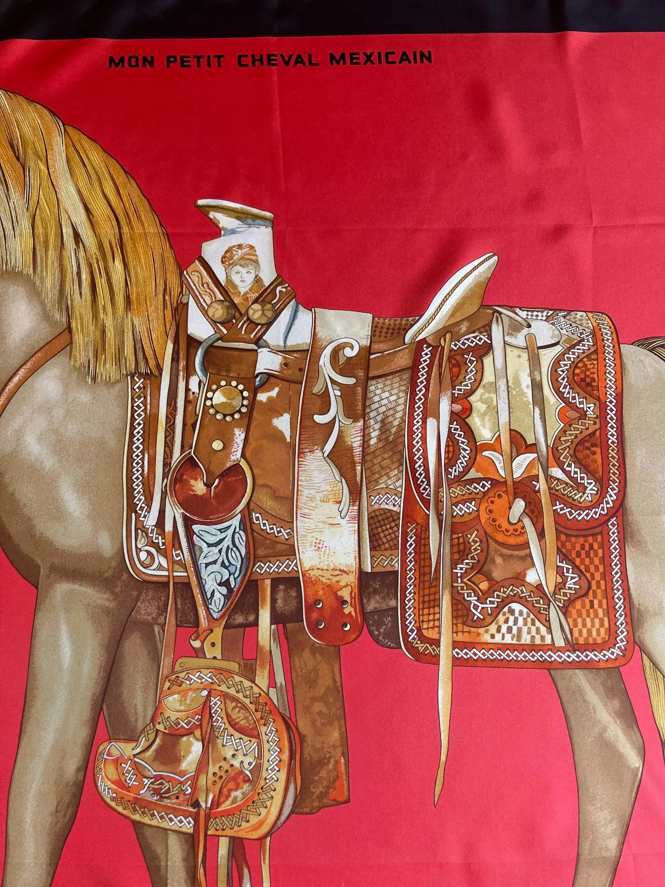 Hermès Scarf « Mon Petit Cheval Mexicain » 2009 | Chairish