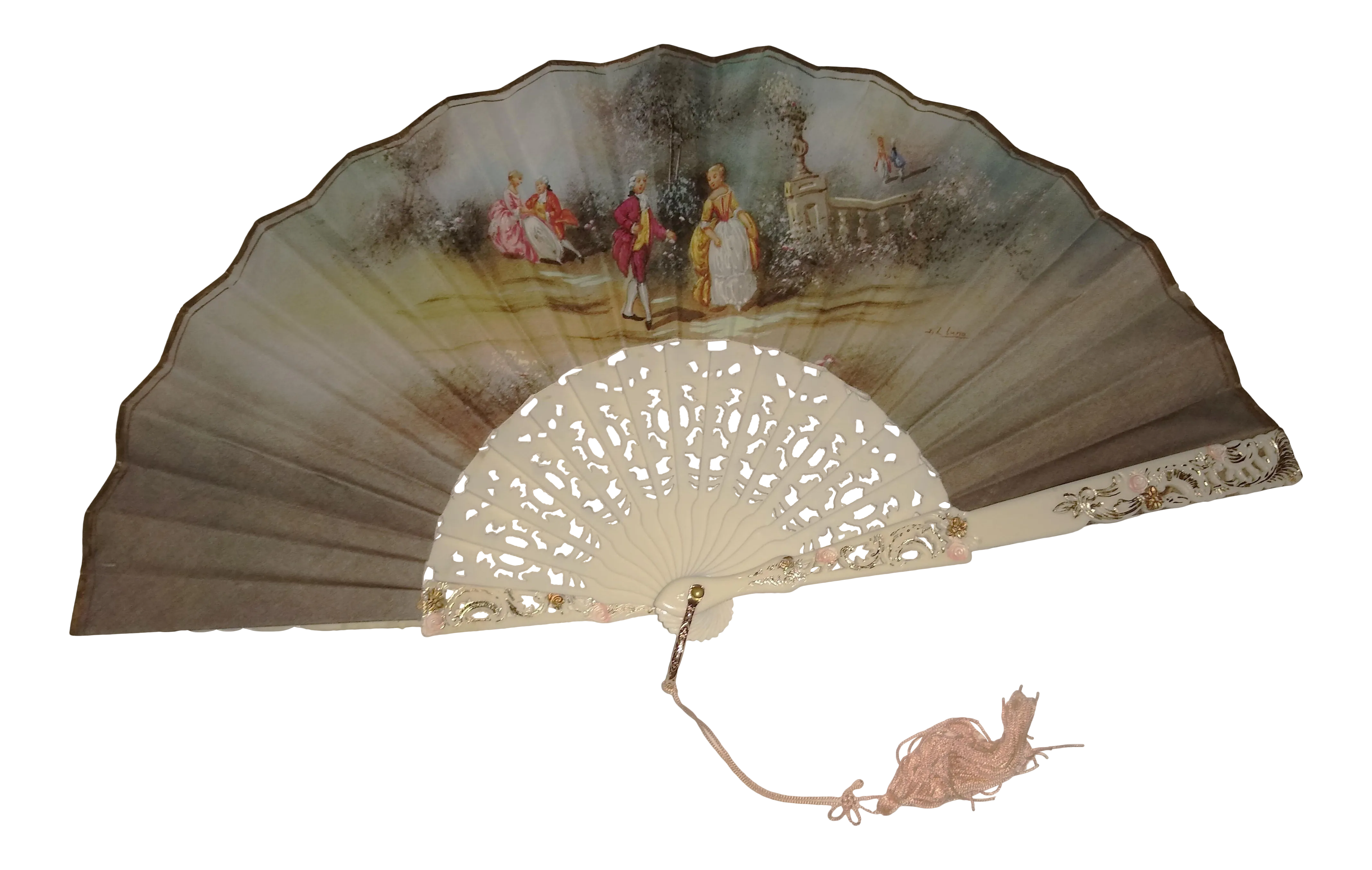 Antique European Hand Fan Chairish