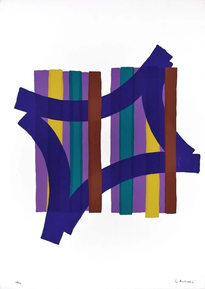 Luigi Montanarini, Geometries, 1970s, Screen Print