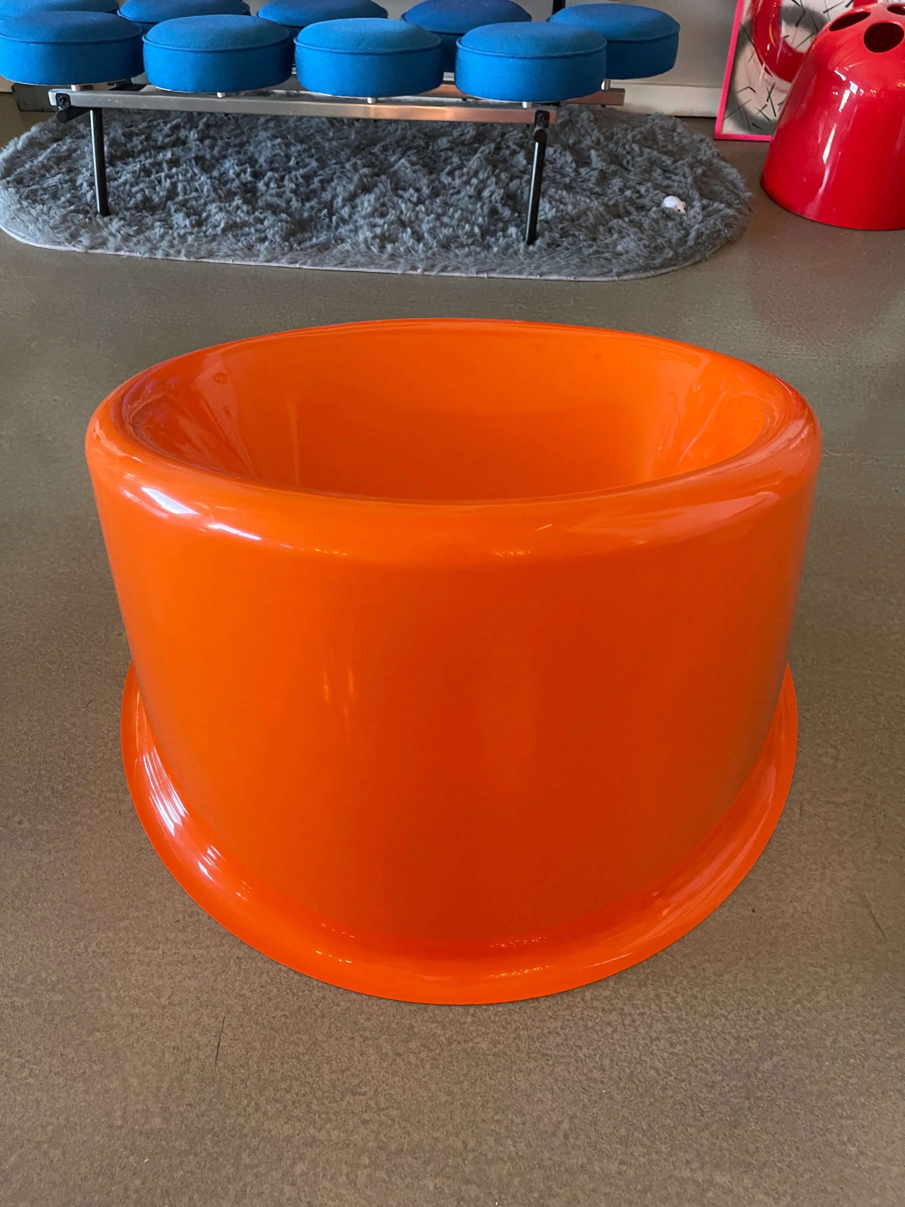 正規品Panto Pop LoungeChairパントポップ　シルバービンテージ Vintage Verner Panton Panto Pop Chair Innovation Design - Etsy