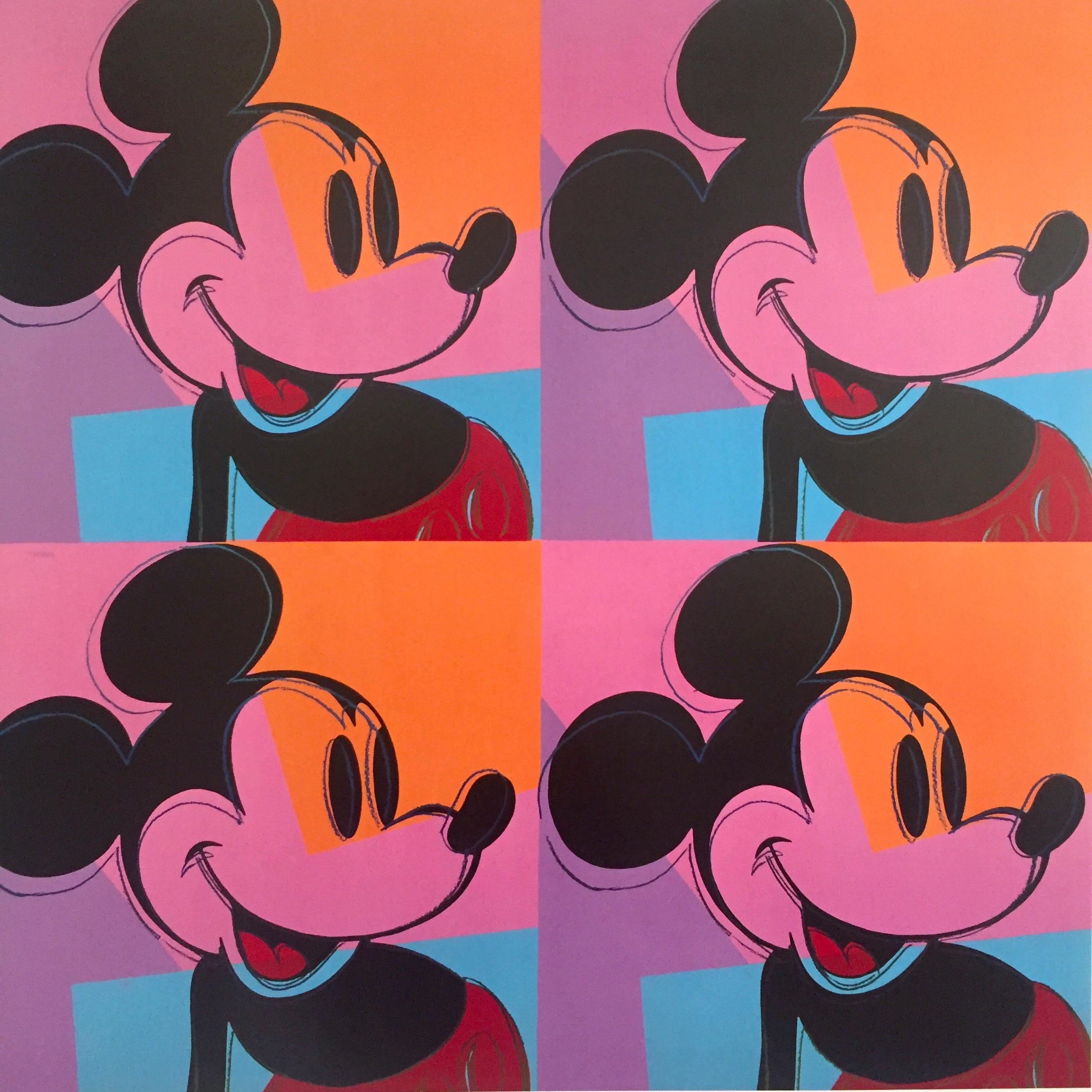 The Art Of Mickey Mouse ウォーホル/アートポスター The Art Of Mickey Mouse | Andy Warhol | RoGallery
