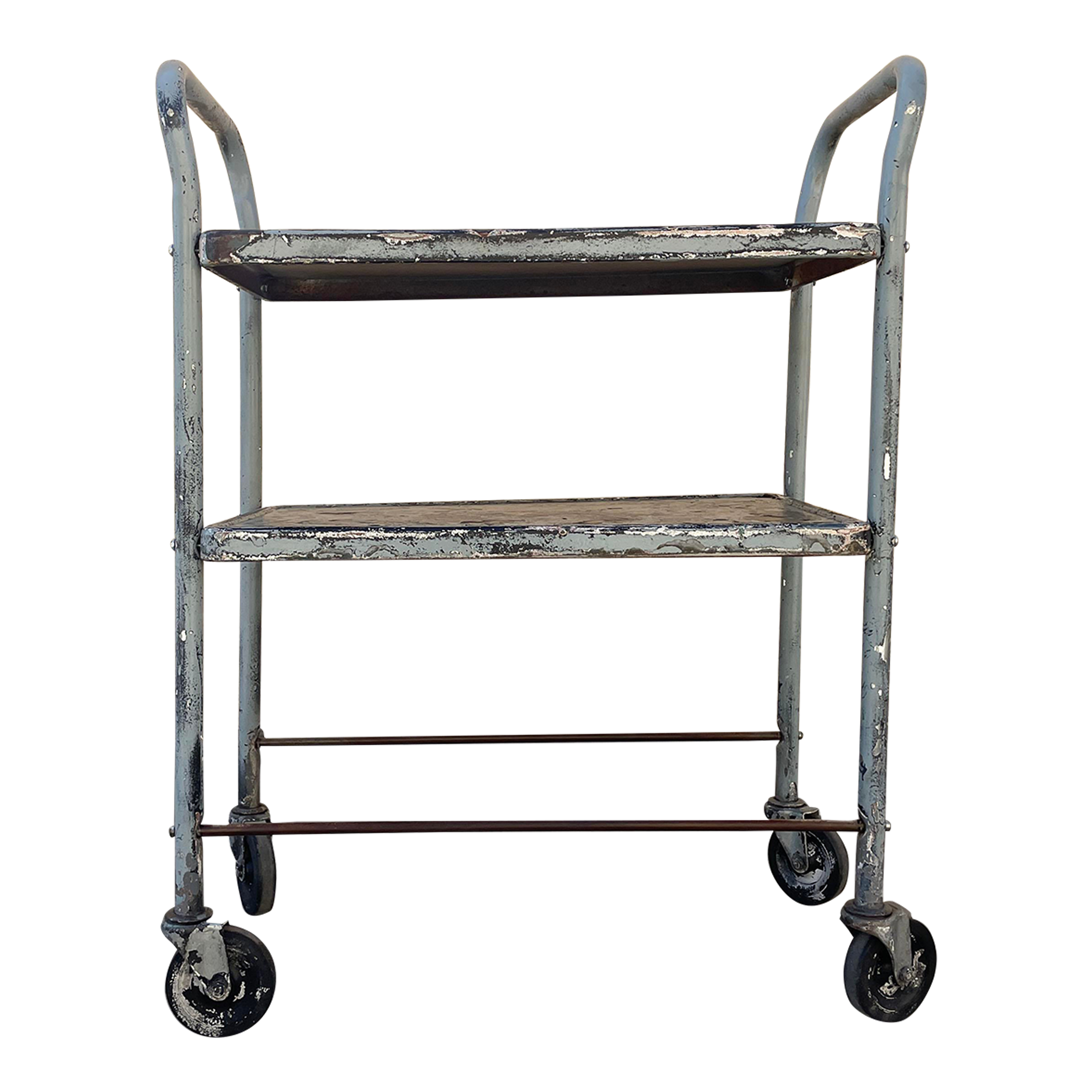 1950s Vintage Steel Rolling Cart Chairish