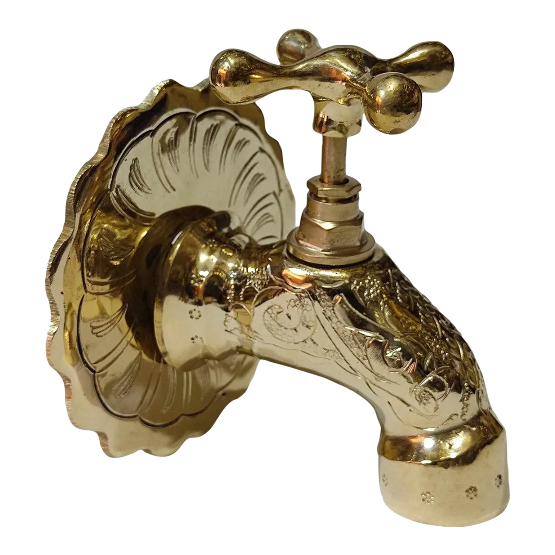 21st Century Moroccan Handmade Brass Faucet | Chairish