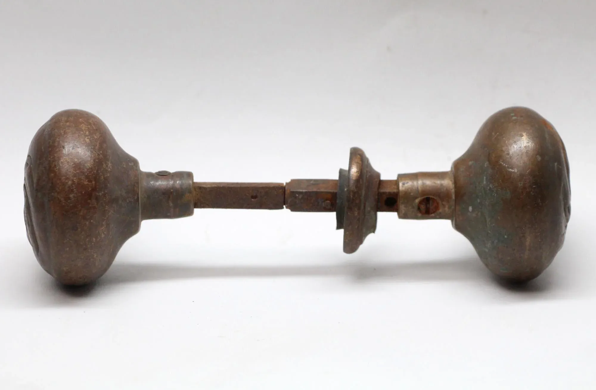 Dark Bronze Reading Romanesque Door Knobs
