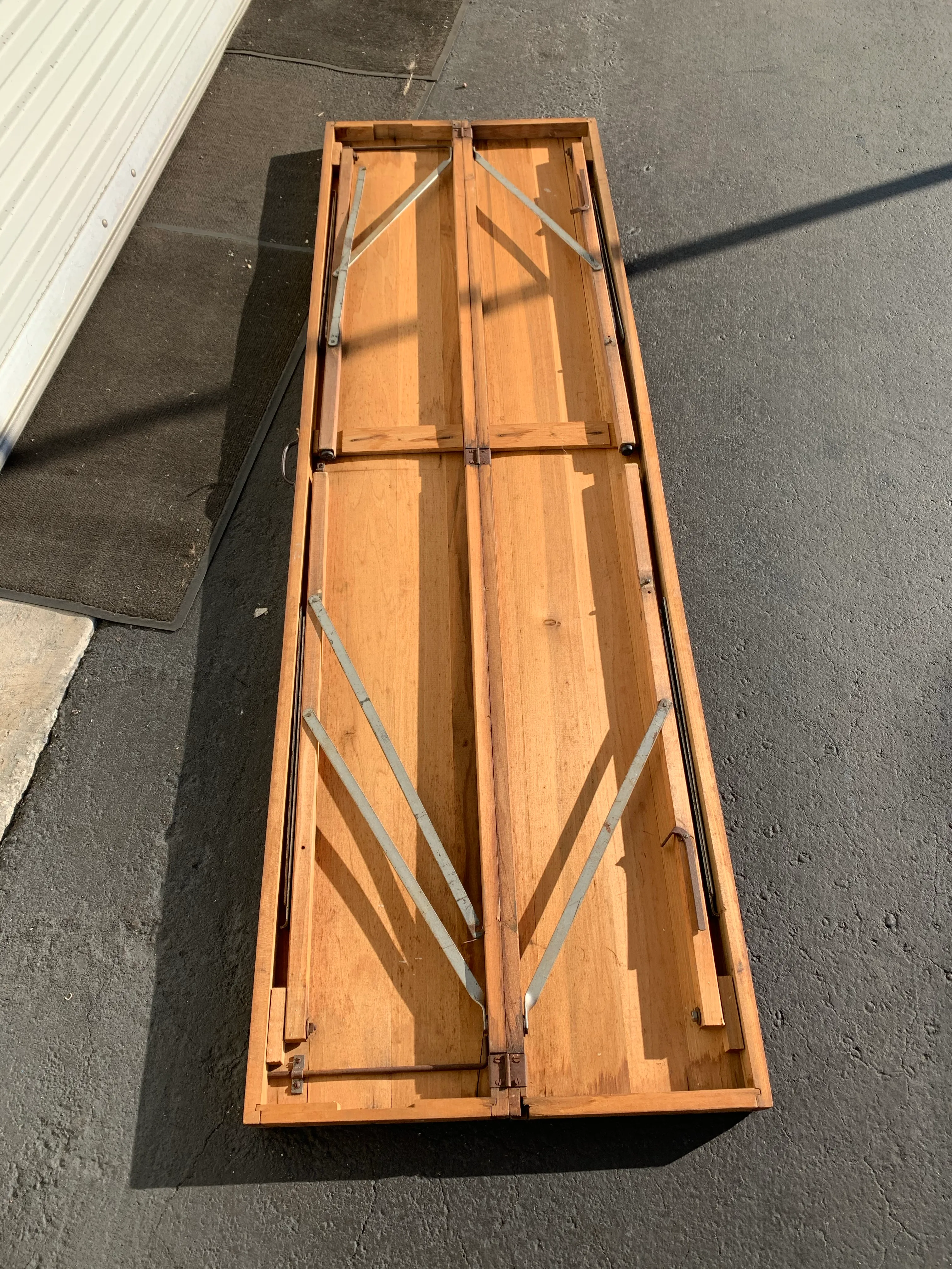 1930s Industrial Wallpaper Hangers Folding Table or Desk | Chairish