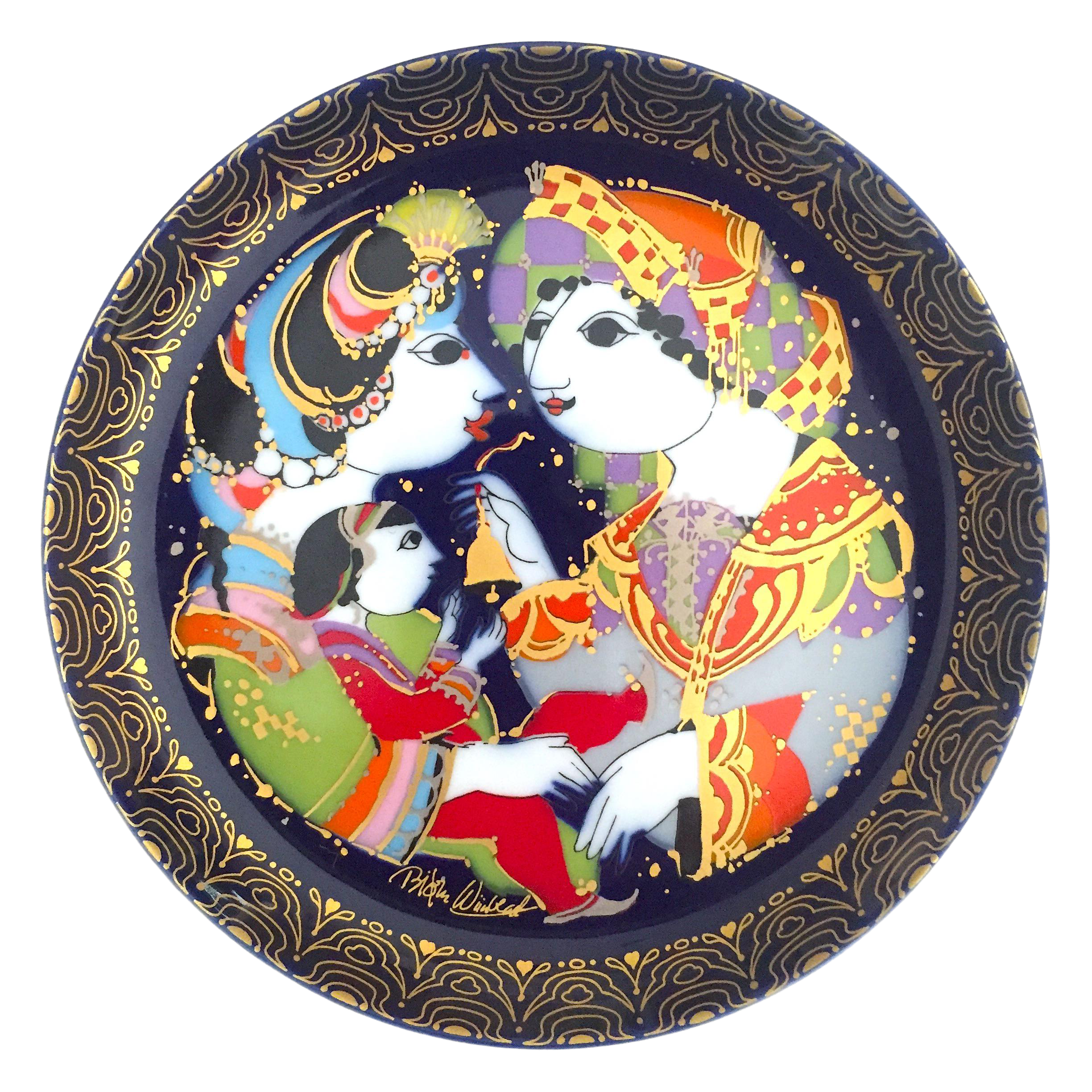Bjorn Wiinblad Vintage Danish Modern Rosenthal Porcelain Aladdin