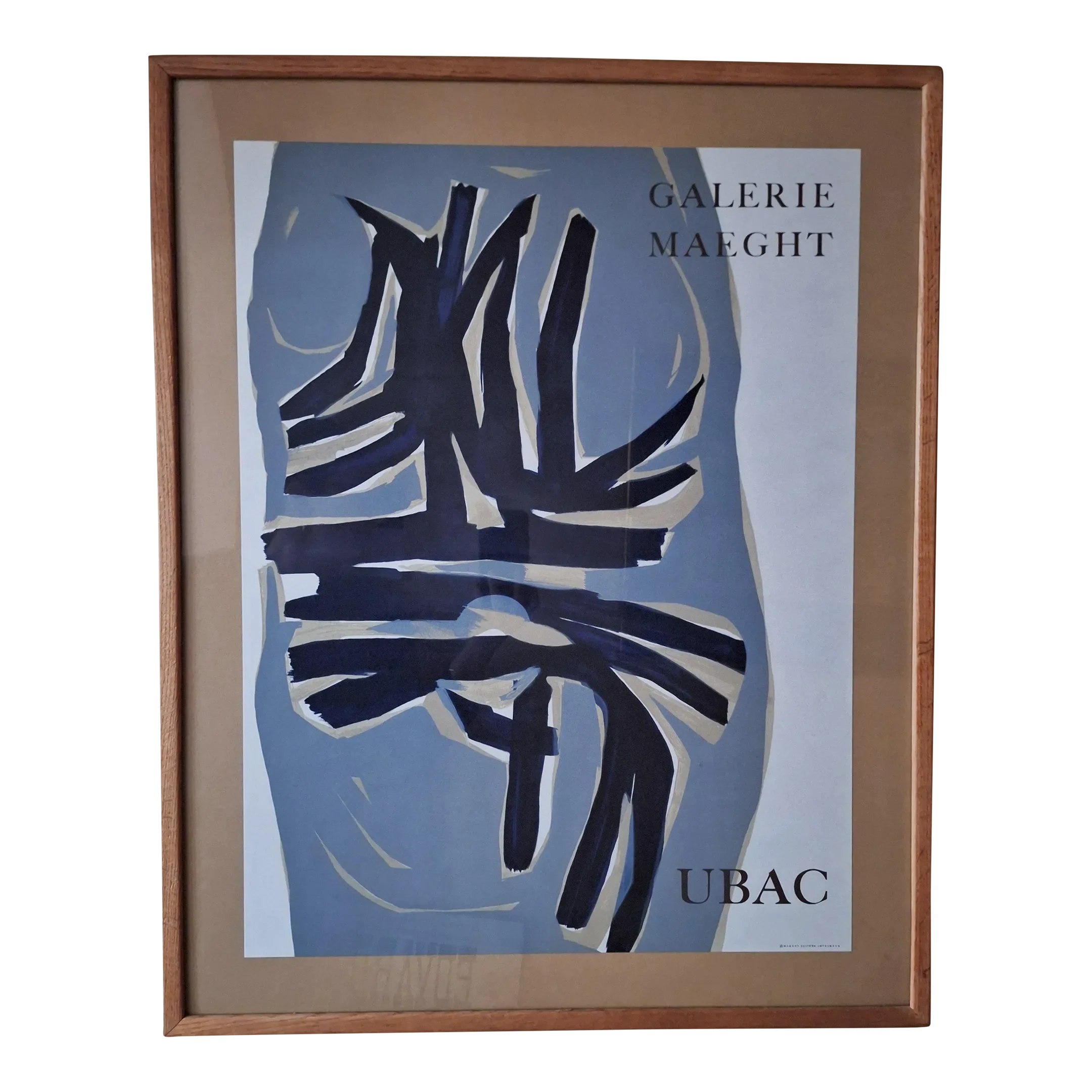Large Framed Ubac Litho Print - Raoul Ubac 1961, Gallery