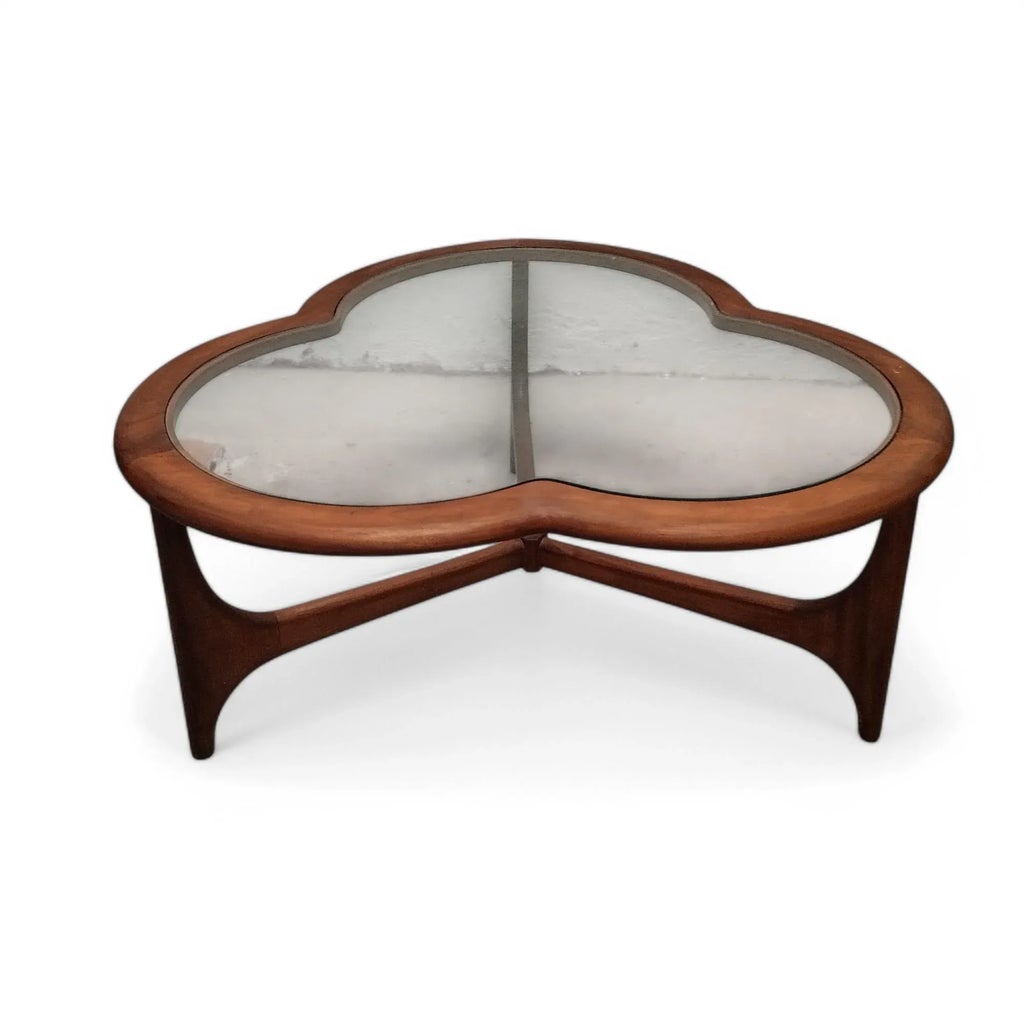 Mid-Century Clover Teak Coffee Table from Lane Furniture, 1960s