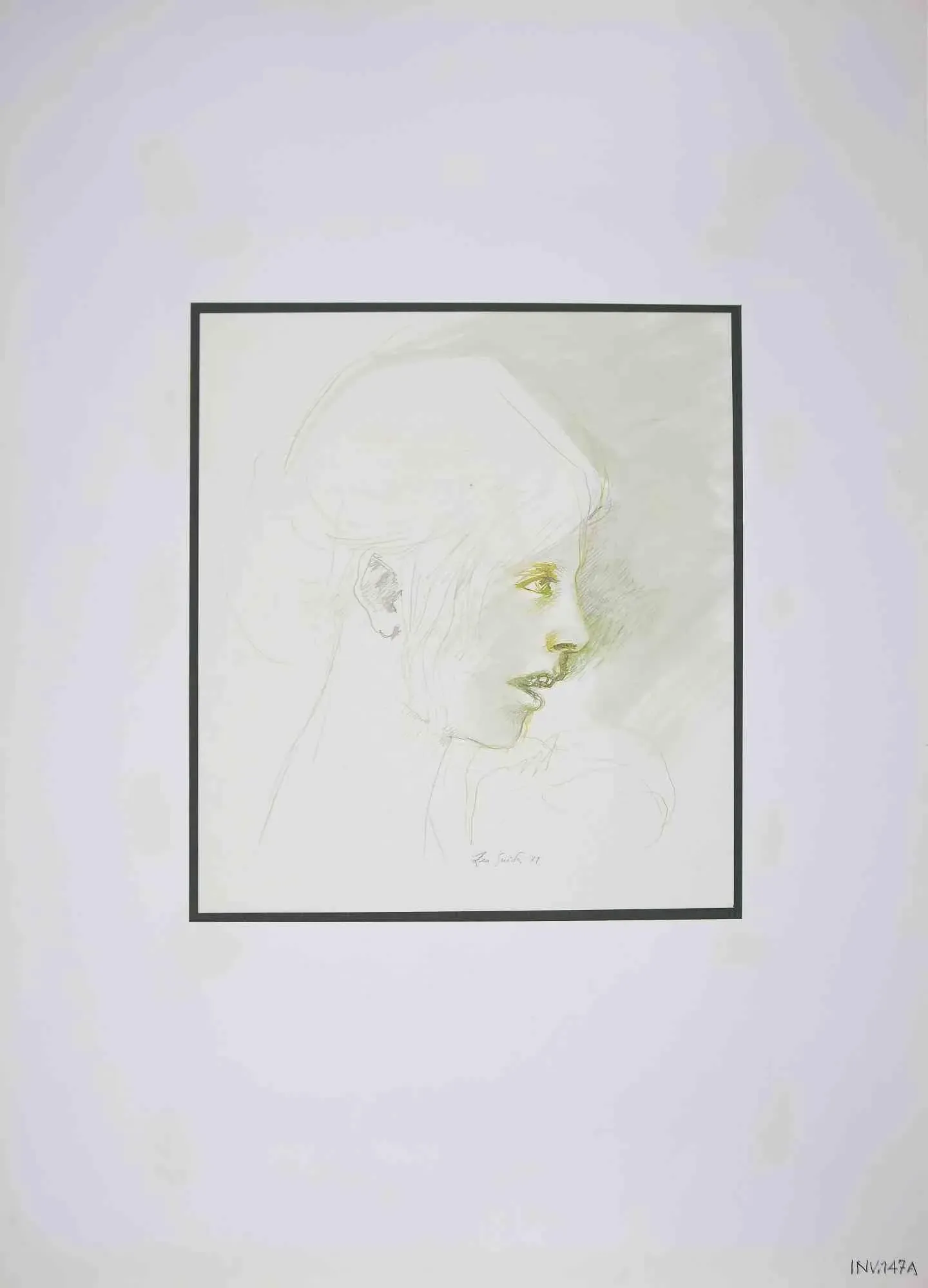 Leo Guide, Portrait, Drawing, 1970s