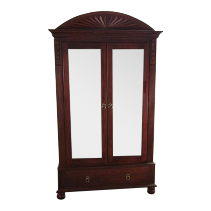 Ethan Allen British Classics Solid Cherry Curio China Chairish