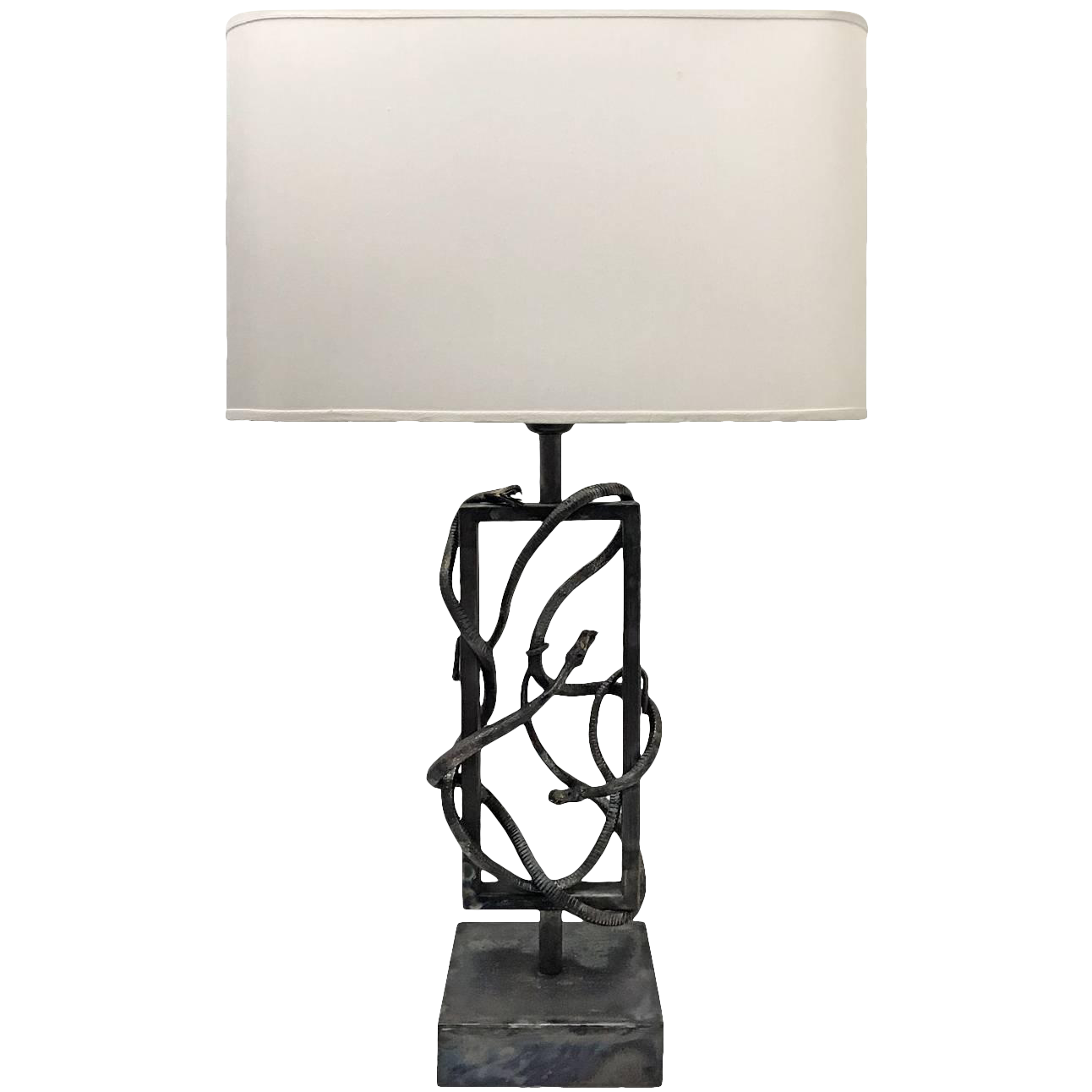 snake table lamp