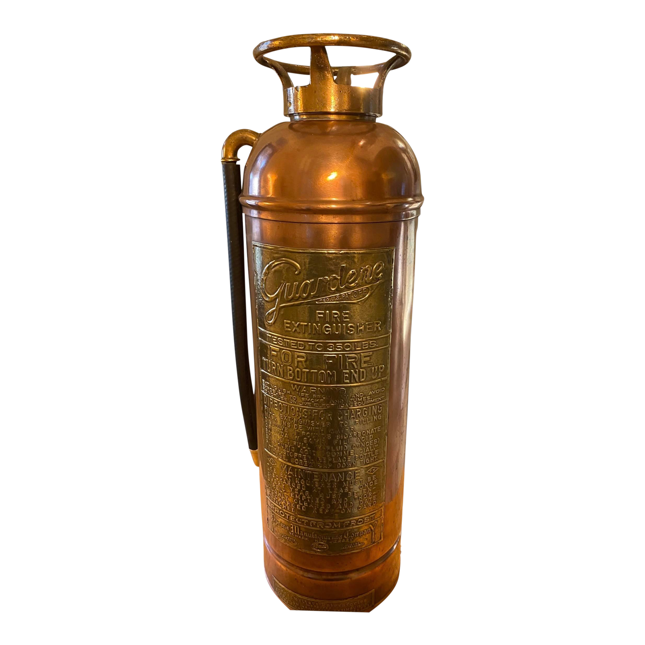 1940s Vintage Fire Extinguisher | Chairish