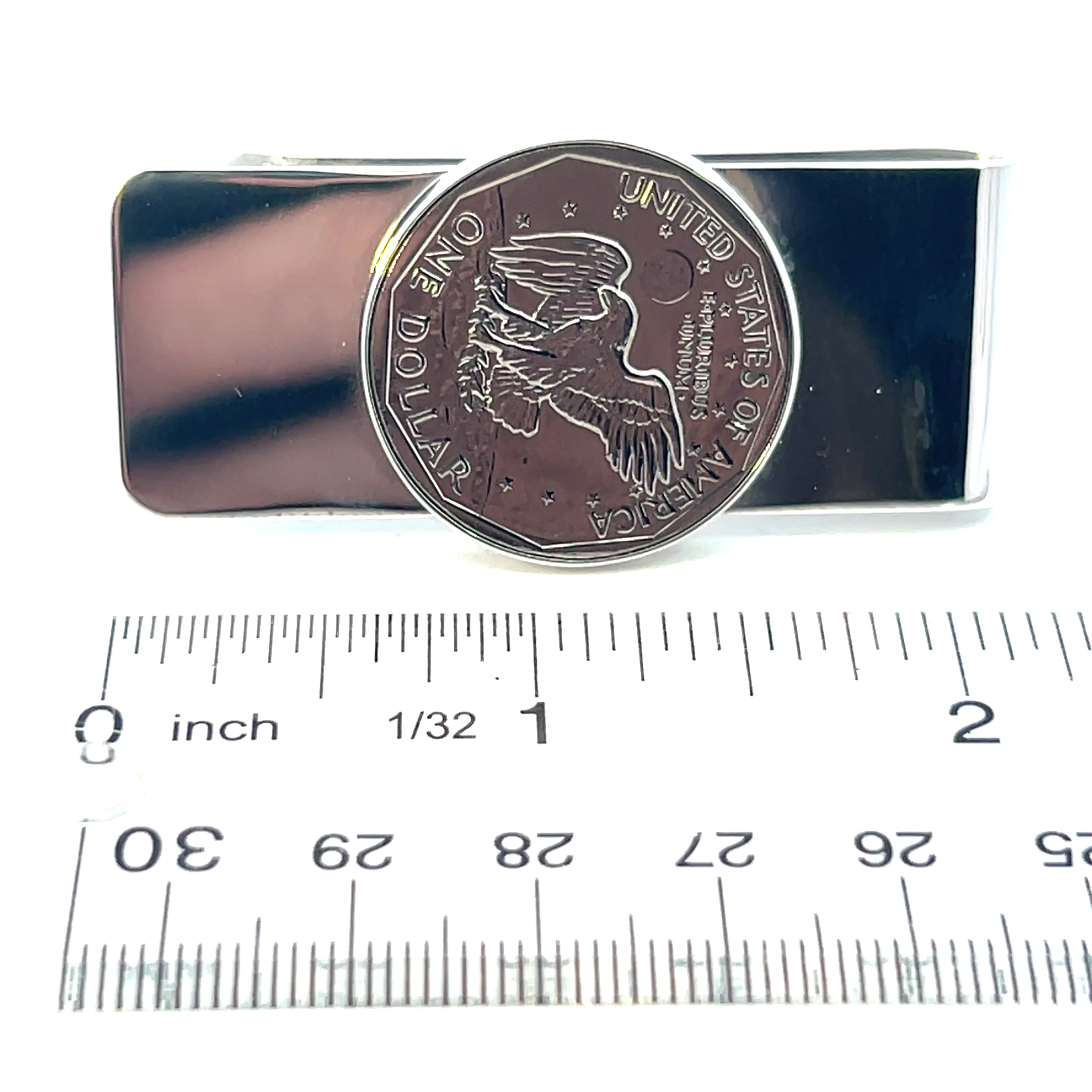 Tiffany & Co One Dollar Coin Money Clip Sterling Silver Estate