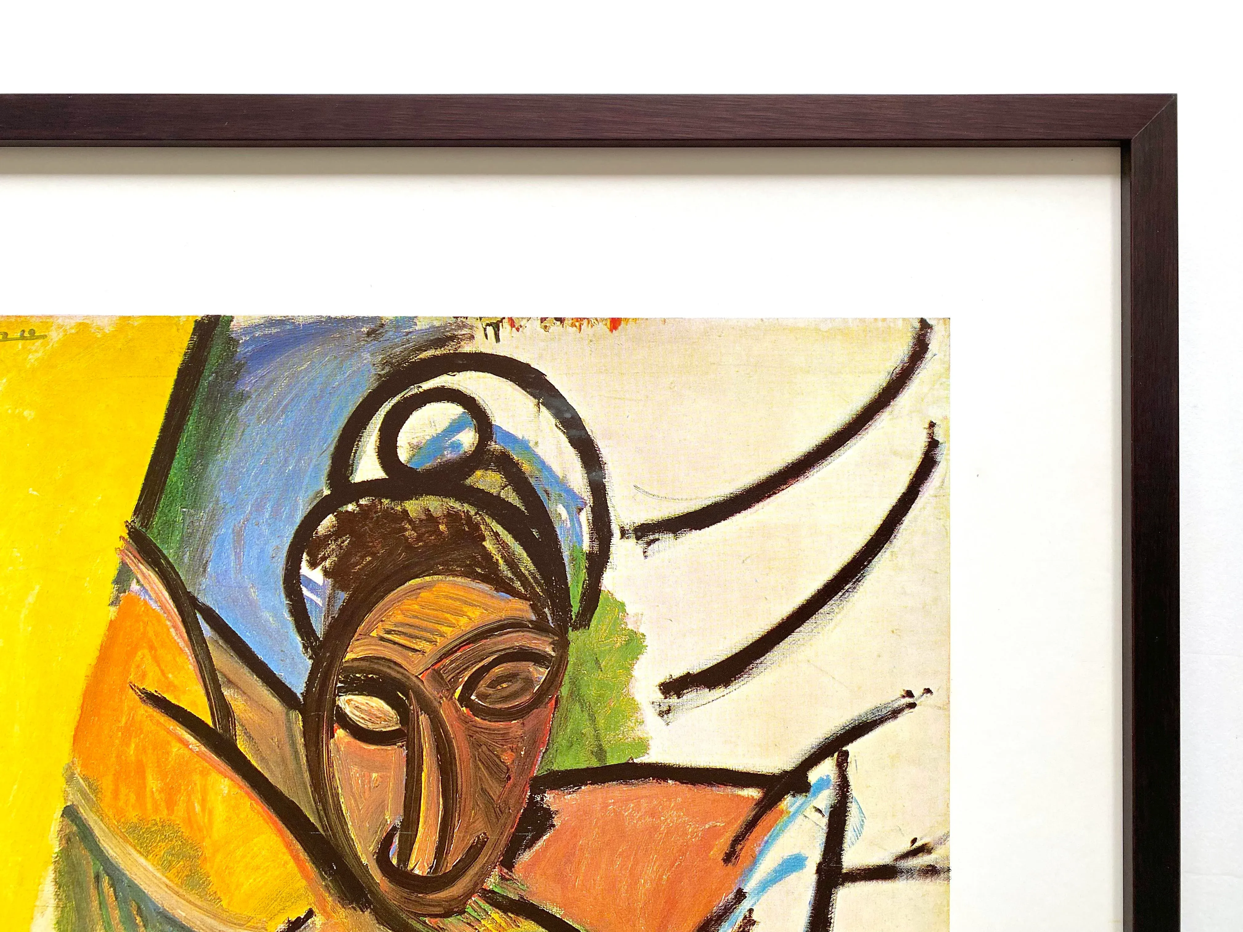 Pablo Picasso Vintage 1977 Mid Century Modern Cubist