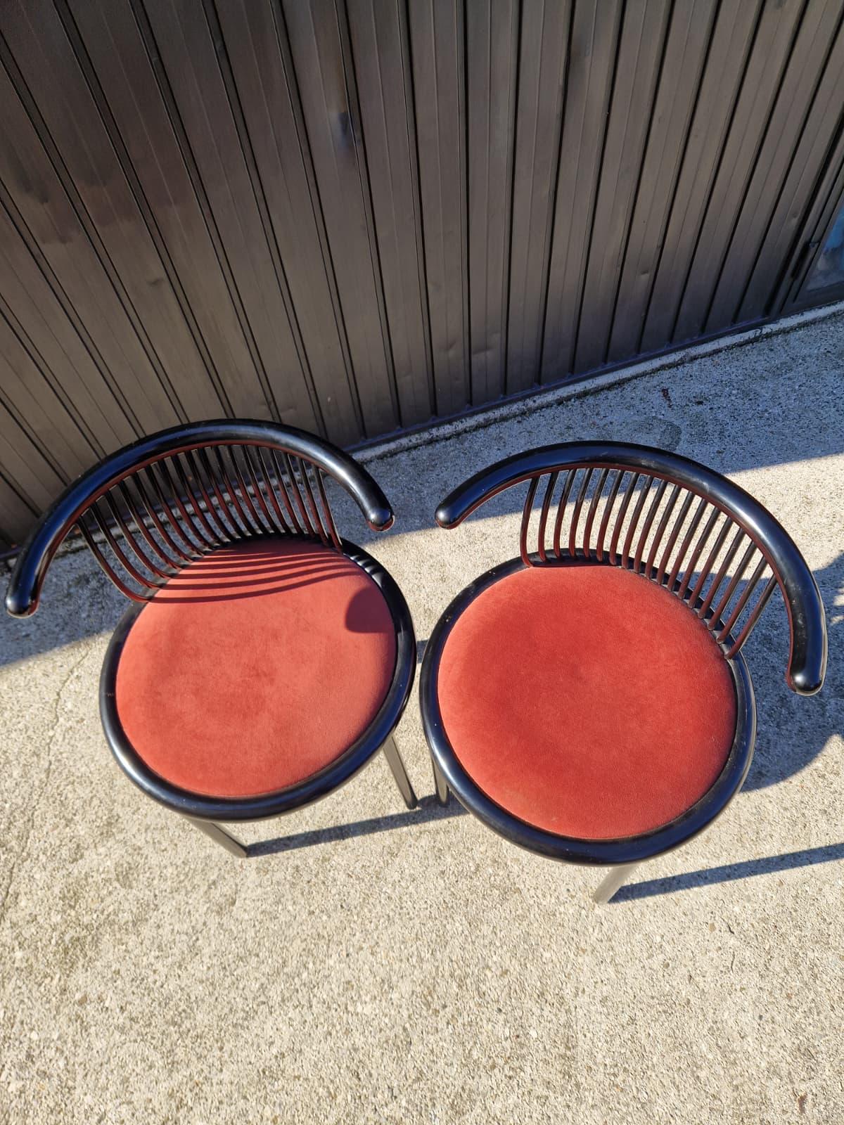 Circo Chairs by Jutta & Herbert Ohl for Lübke, 1980s, Set of 2