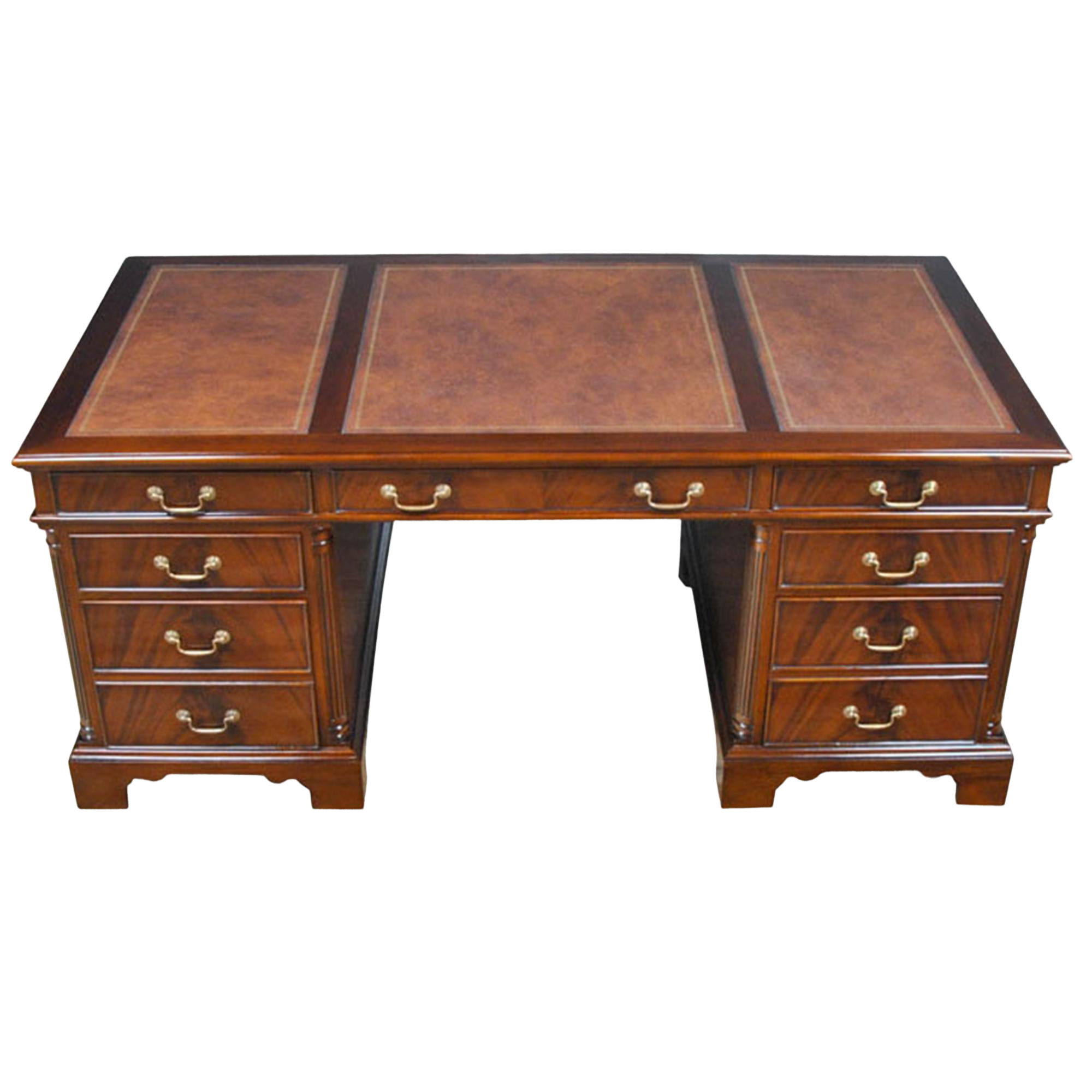 Traditional Large Mahogany Executive Desk Chairish