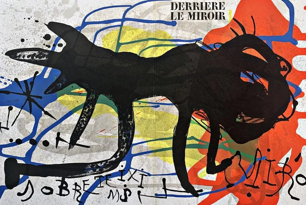 Joan Miro, Composition for Derriére Le Miroir No. 203, 1973