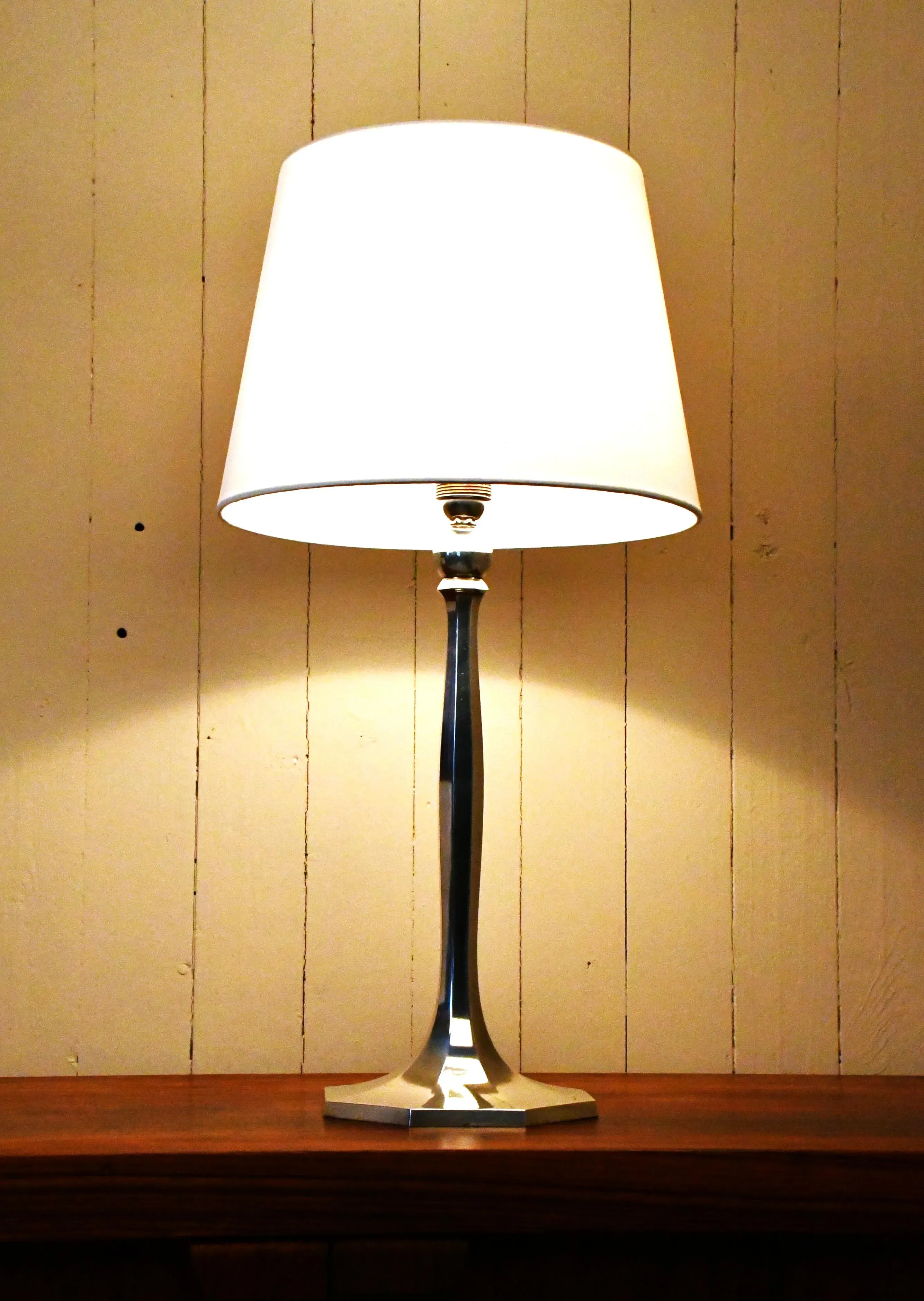 Swedish Grace Table Lamp by Herman Bergmans Konstgjuteri, 1920s
