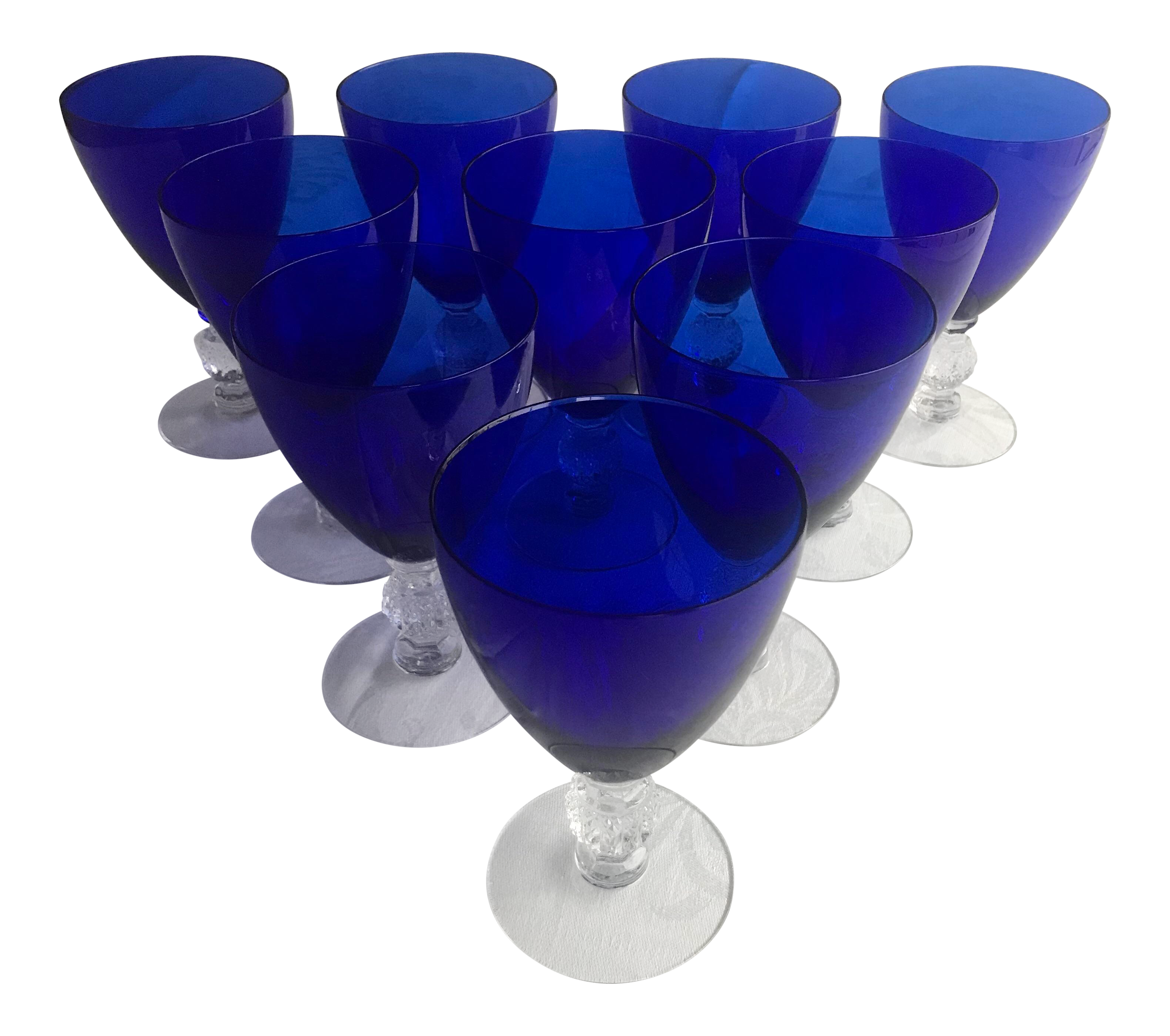 Cobalt Blue Stemware Collection - Bunting Online Auctions