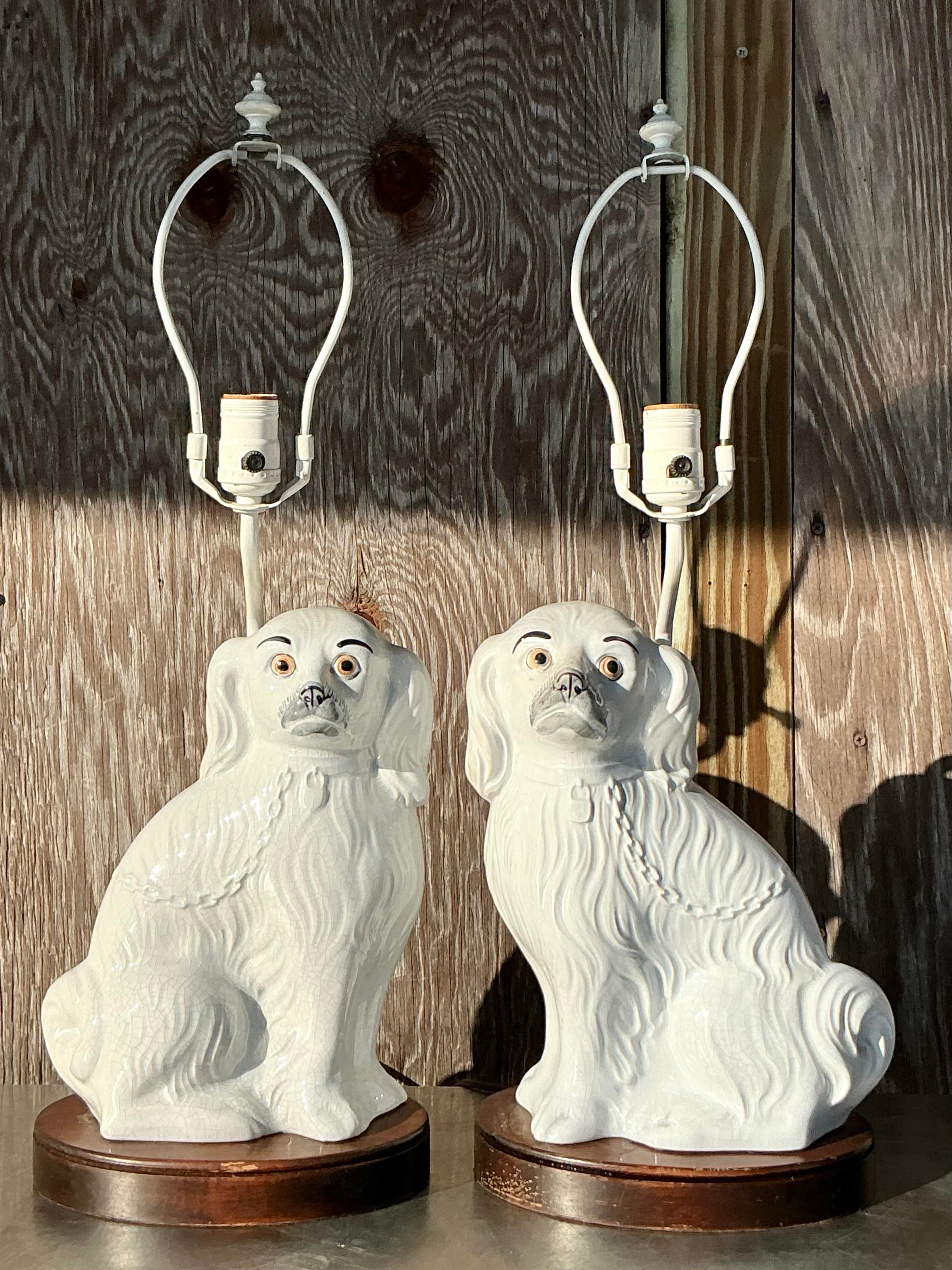 Staffordshire dog lamps new arrivals