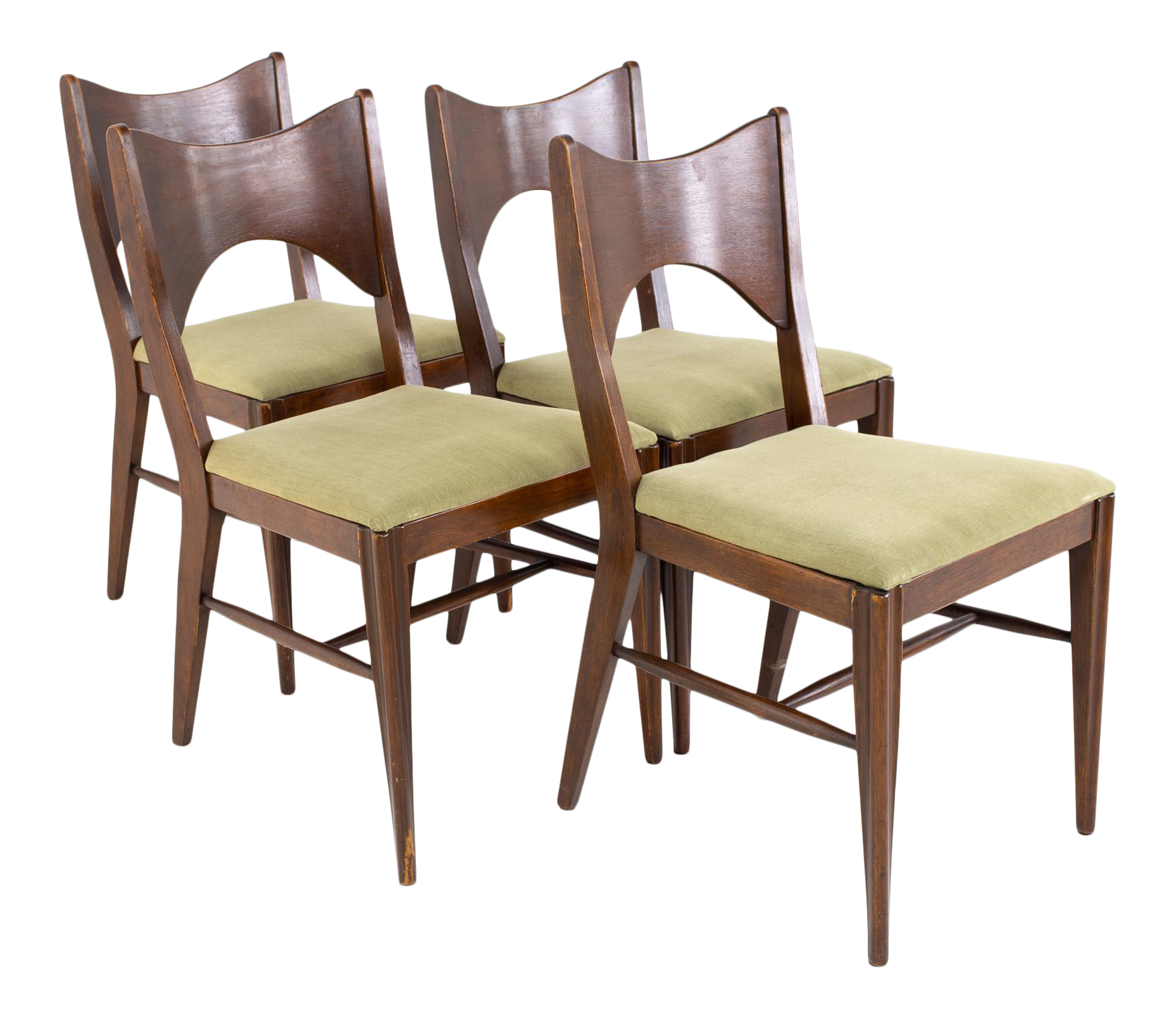 Broyhill Saga Mid Century Dining Chairs Set Of 4 Chairish