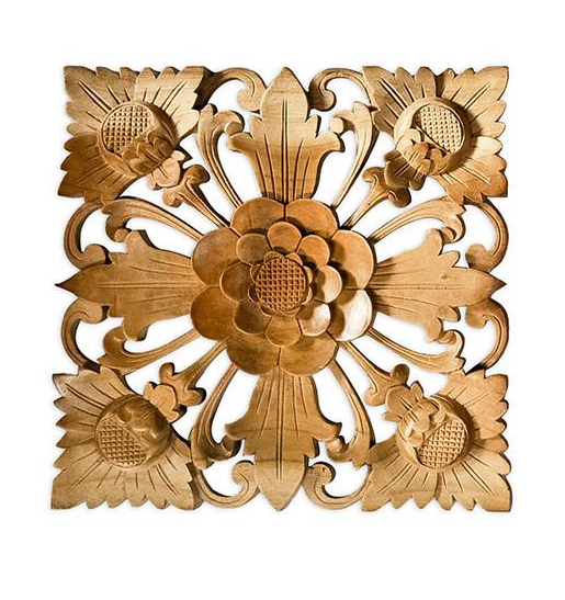 Natural Flower Wall Square, Large Chairish