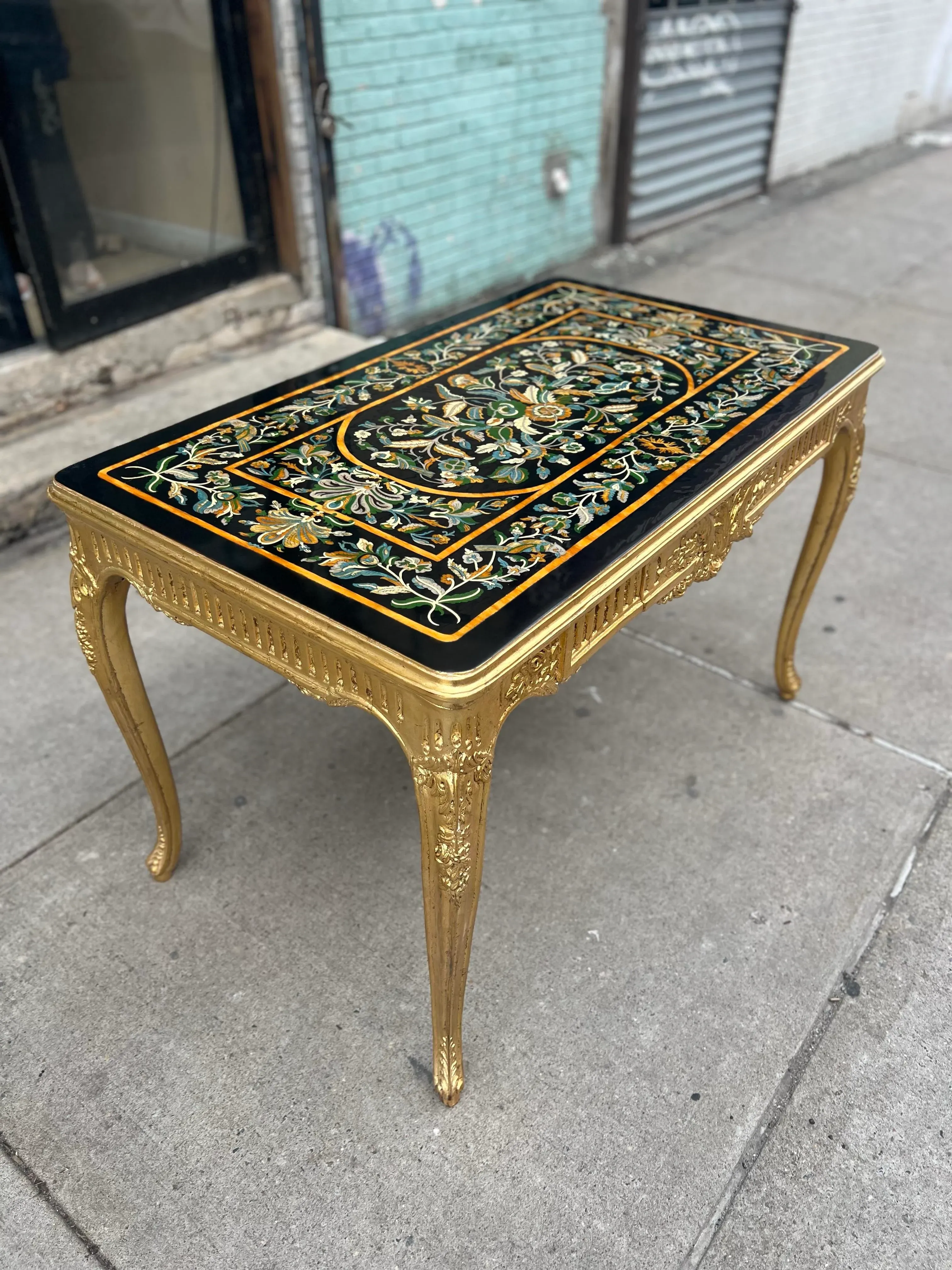 その他 Italian Scagliola Tabletop An Italian scagliola table top by the Della Valle Brothers of