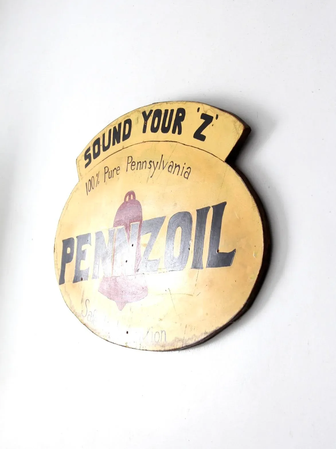Vintage Pennzoil Sign | Chairish
