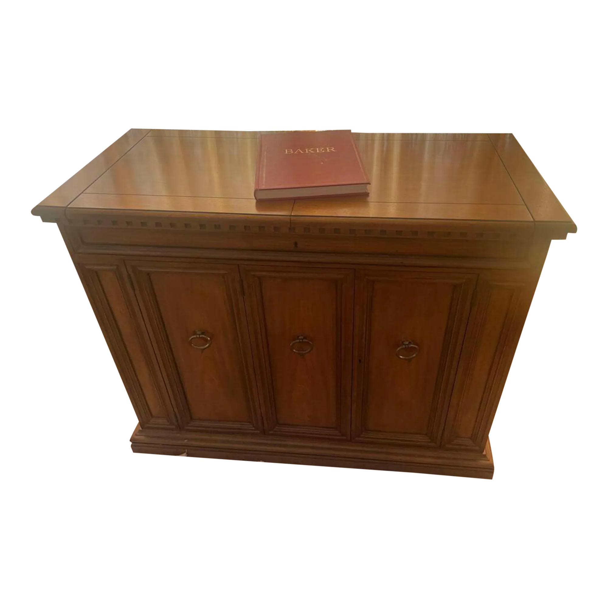 Stunning Baker Furniture Traditional Style Flip Top Server Buffet / Dry