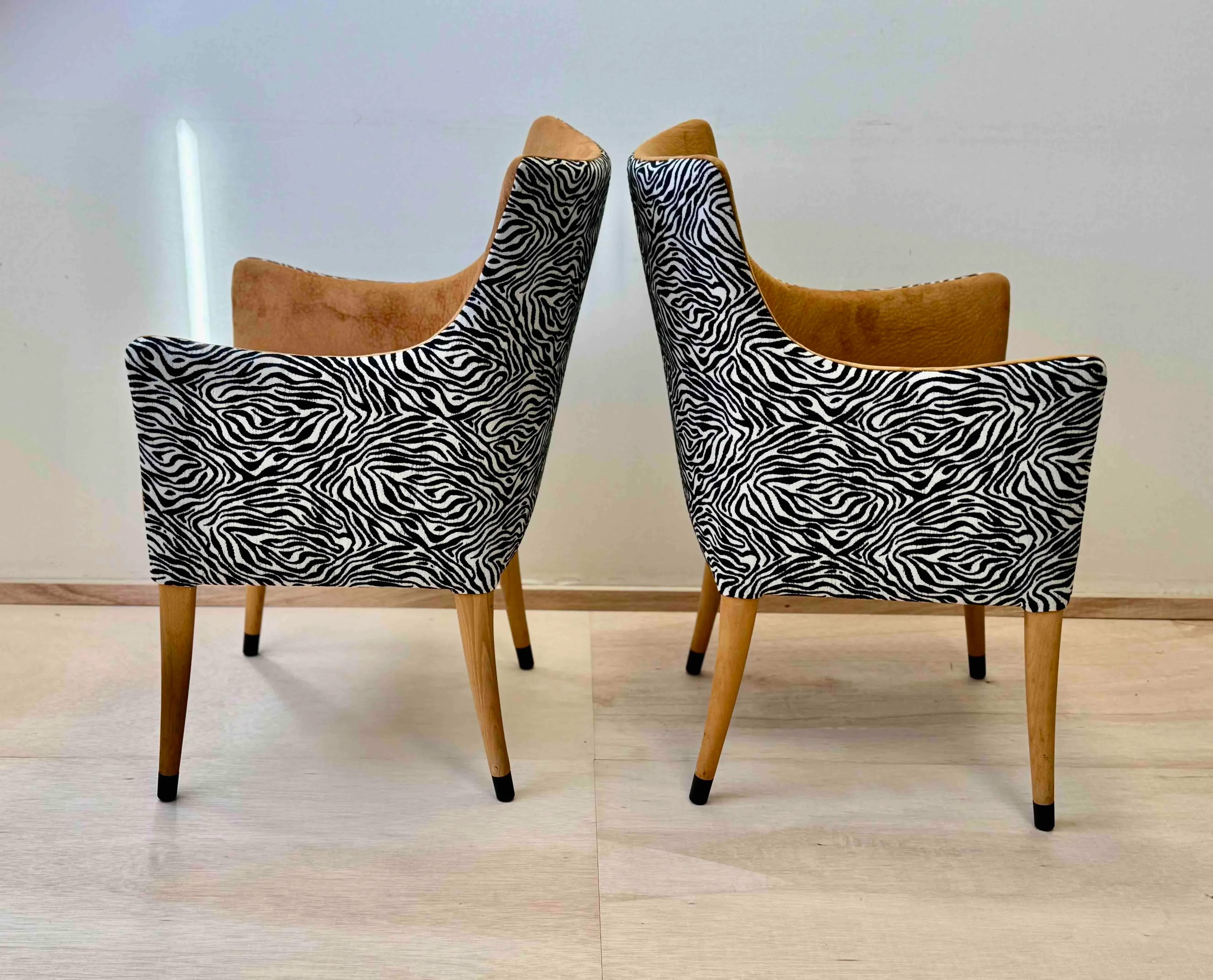 Italian Giorgina Armchairs by Giorgetti, 1980s, Set of 2