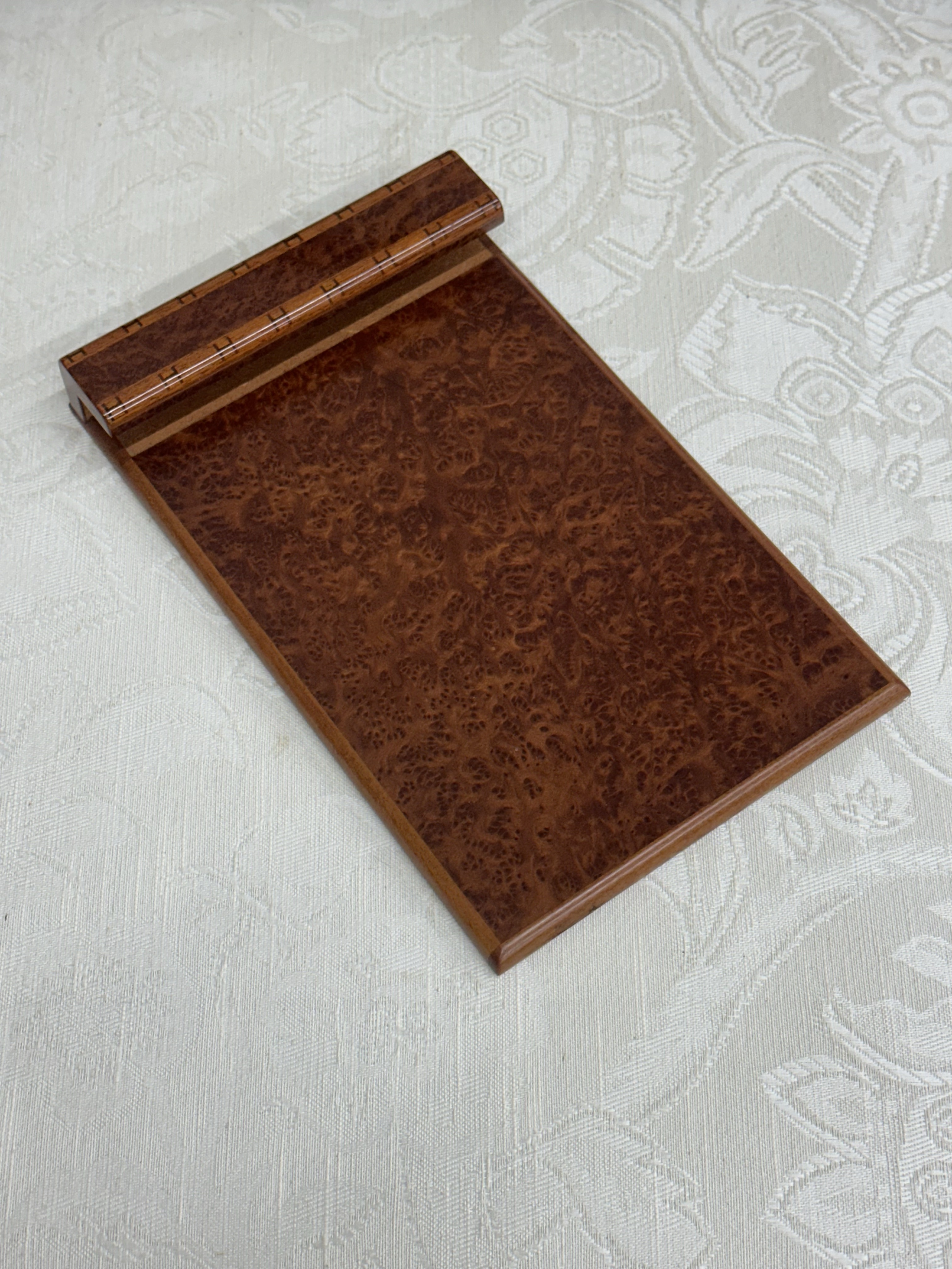 その他 Hermes Lacquered Burlwood Notepad Holder Vintage Hermes Lacquered Burlwood Notepad Holder | Chairish