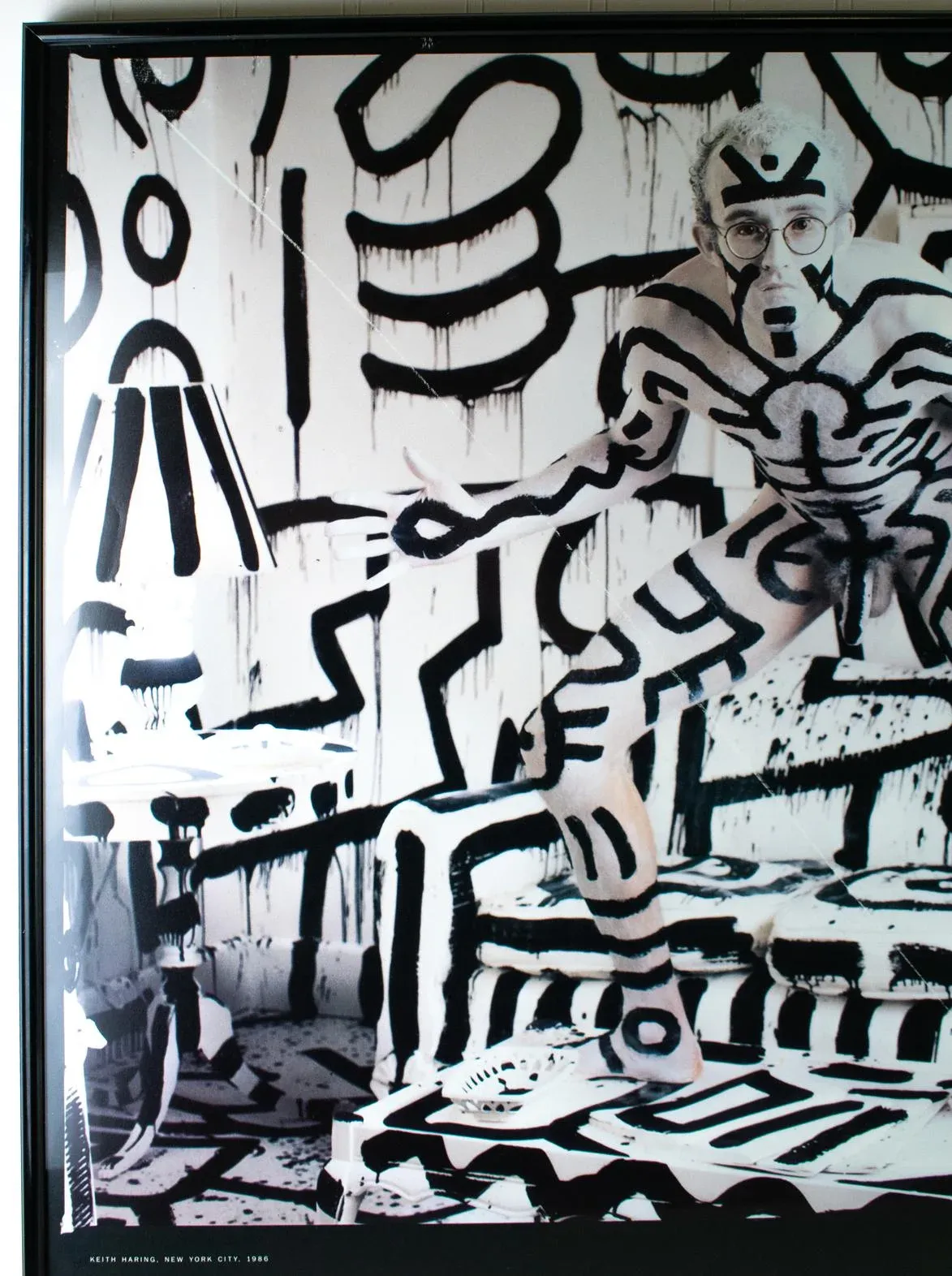 1992 Signed Annie Leibovitz 'Keith Haring' Original – Palais