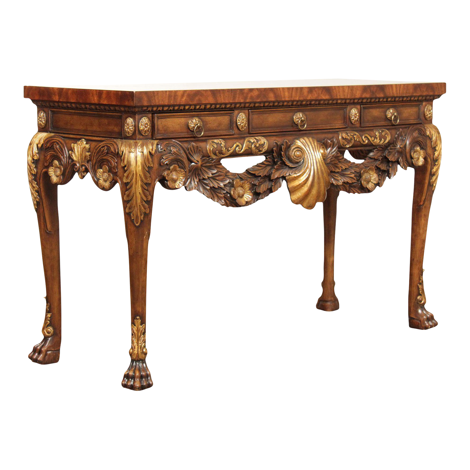 Theodore Alexander Althorp Collection III Style Parcel Gilt