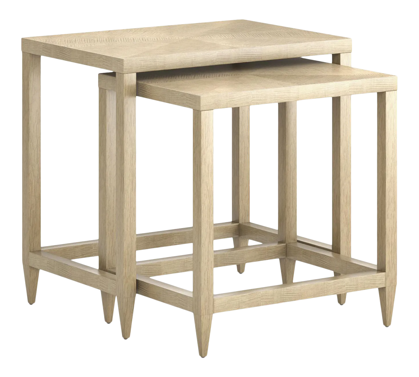 Louis Nesting Tables in Brown A Pair Chairish