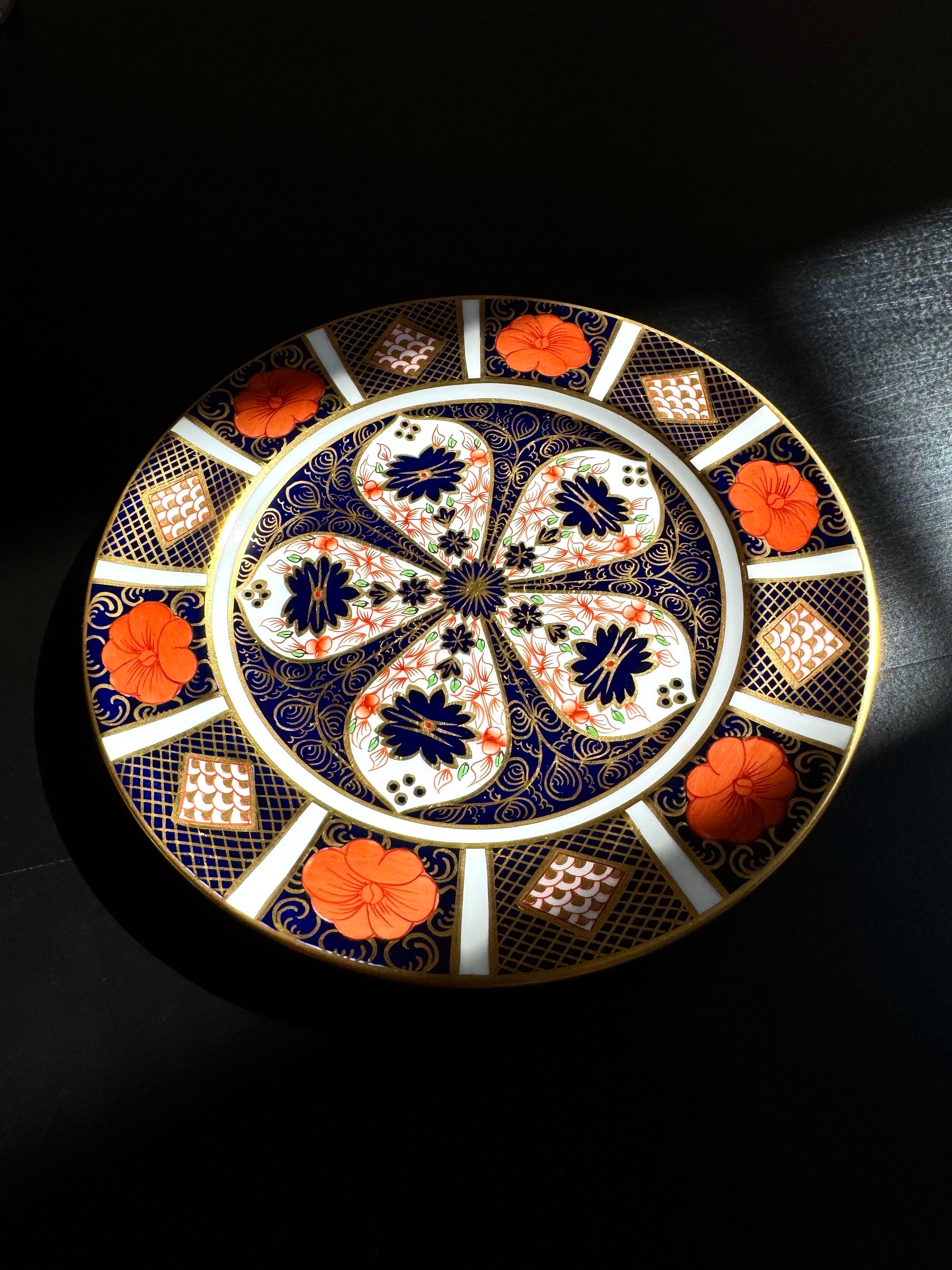1968 Royal Crown Derby Old Imari ~ Pattern 1128 ~ XXXI ~ Bread Plate
