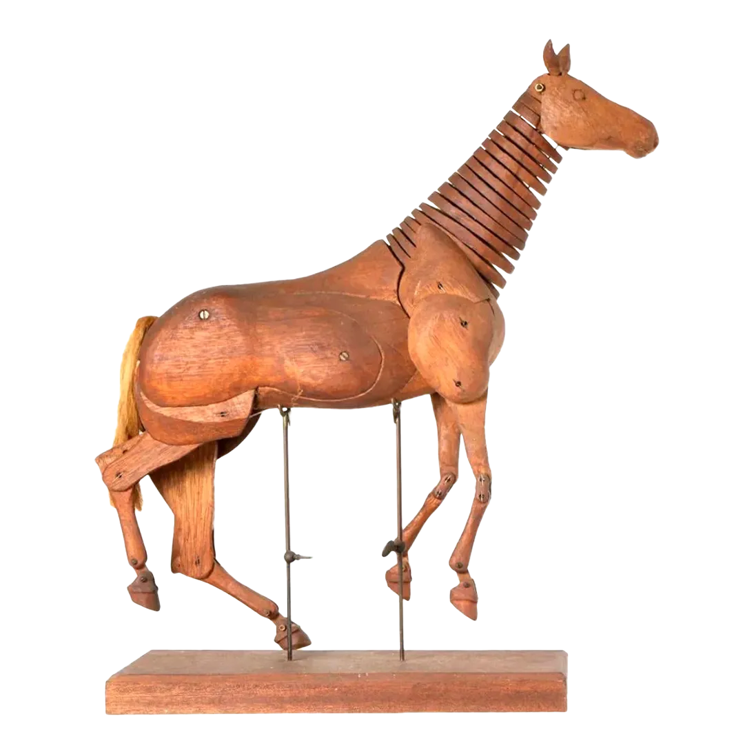 Fully Articulated Artist's Model of Horse, Signed Chairish