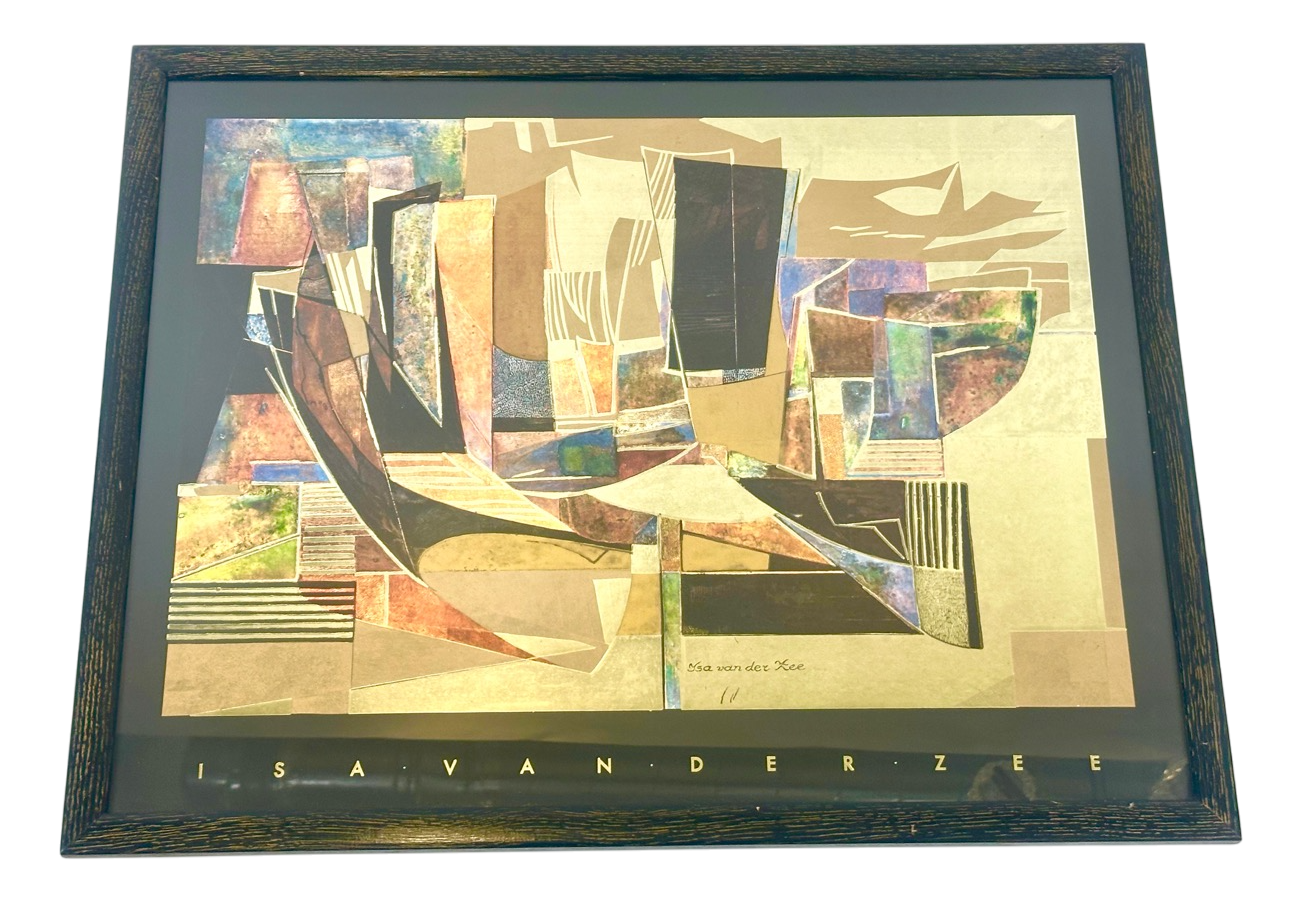 Lisa Van Der Zee, Abstract Composition, 1980s, Lithograph | Chairish