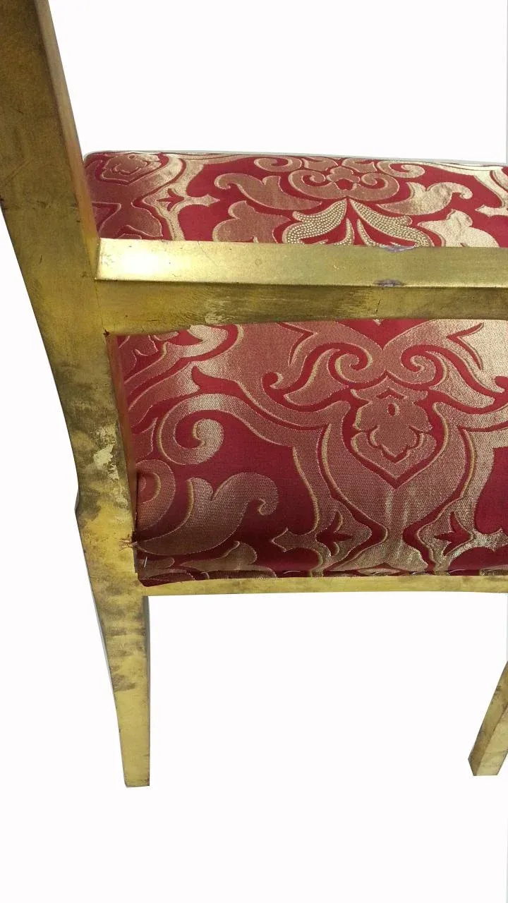 Gold Leafing Side Chair