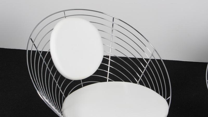 Vintage Wire Cone Chairs by Verner Panton, 1970s, Set of 2