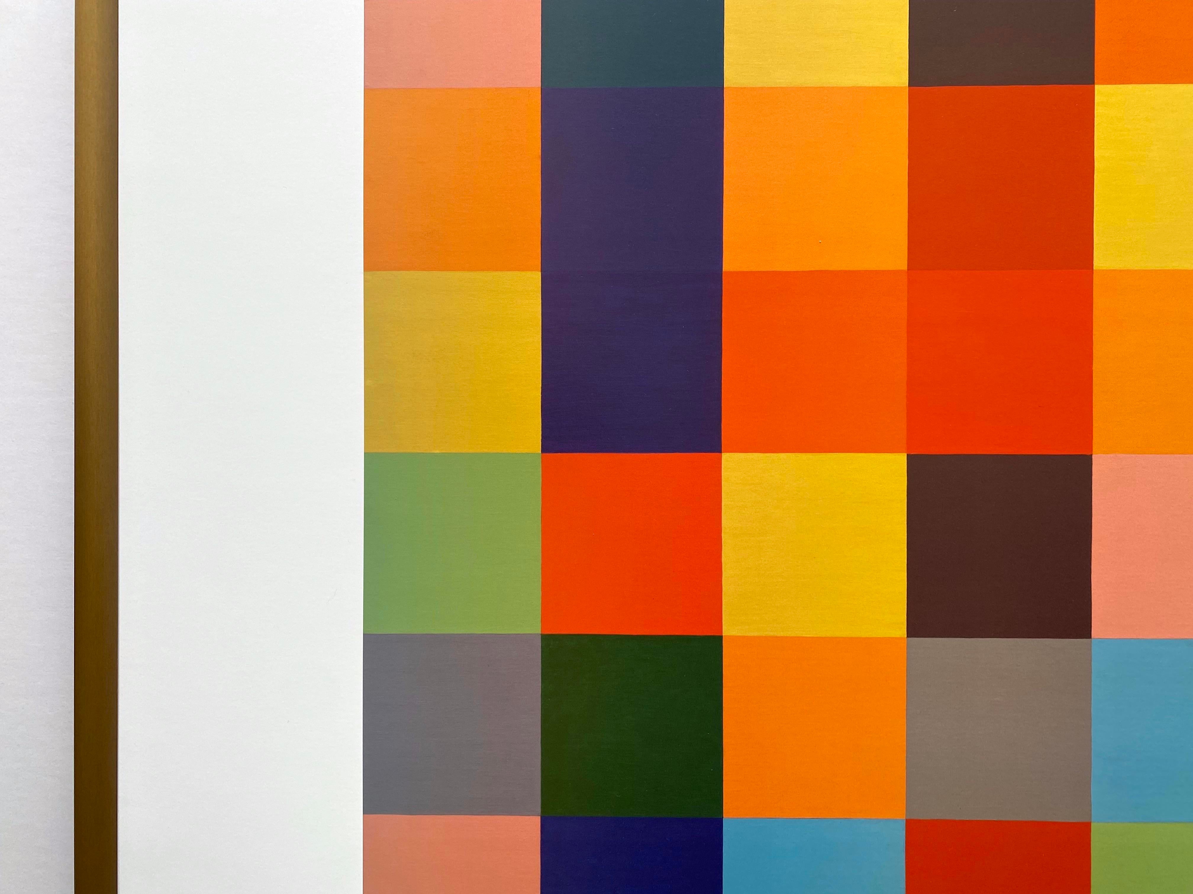 Ellsworth Kelly Modernist Offset Lithograph Print Framed Ellsworth Kelly Modernist Offset Lithograph Print Framed