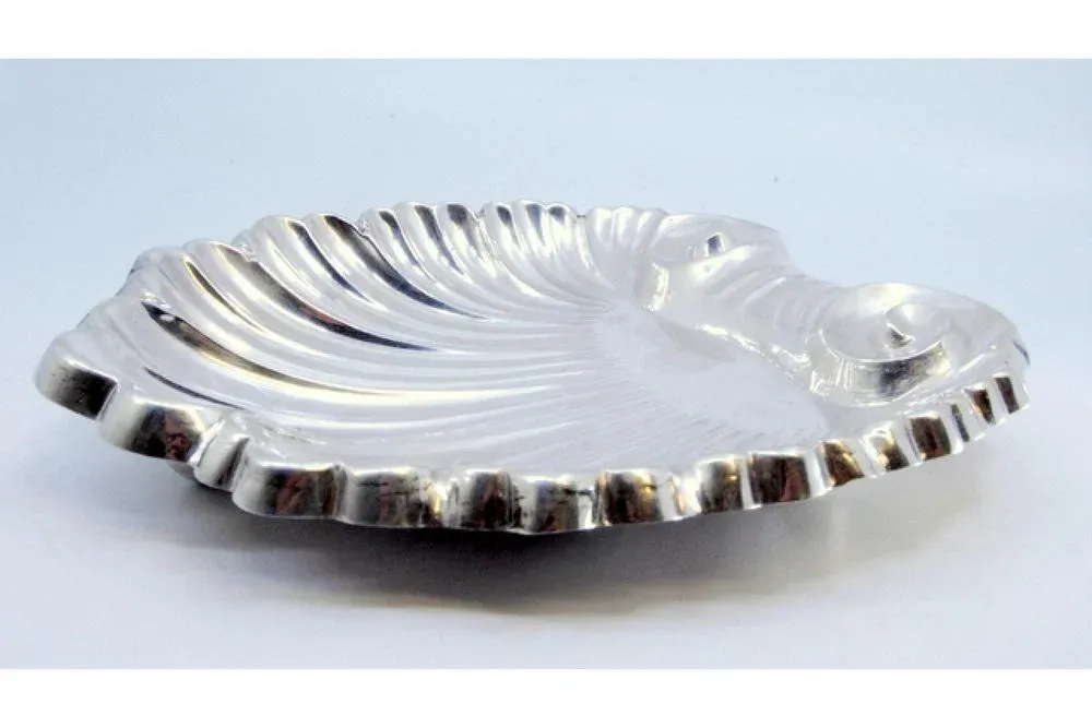 Silver Ticket Booth in the Shape of a Shell