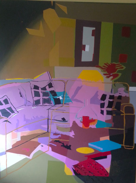 Modern Painting - Big Empty Room | Chairish