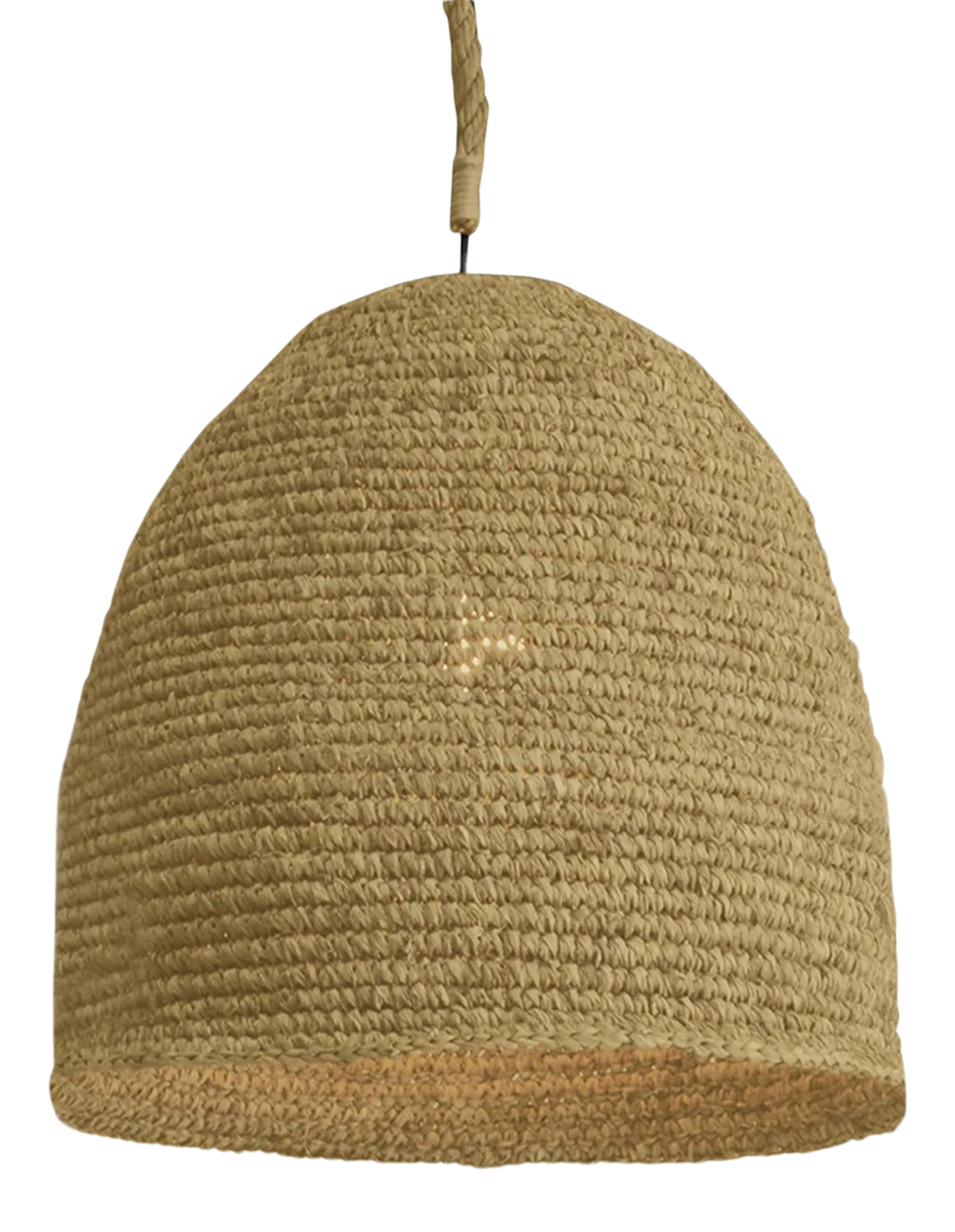Woven Seagrass Bell Lantern Chairish