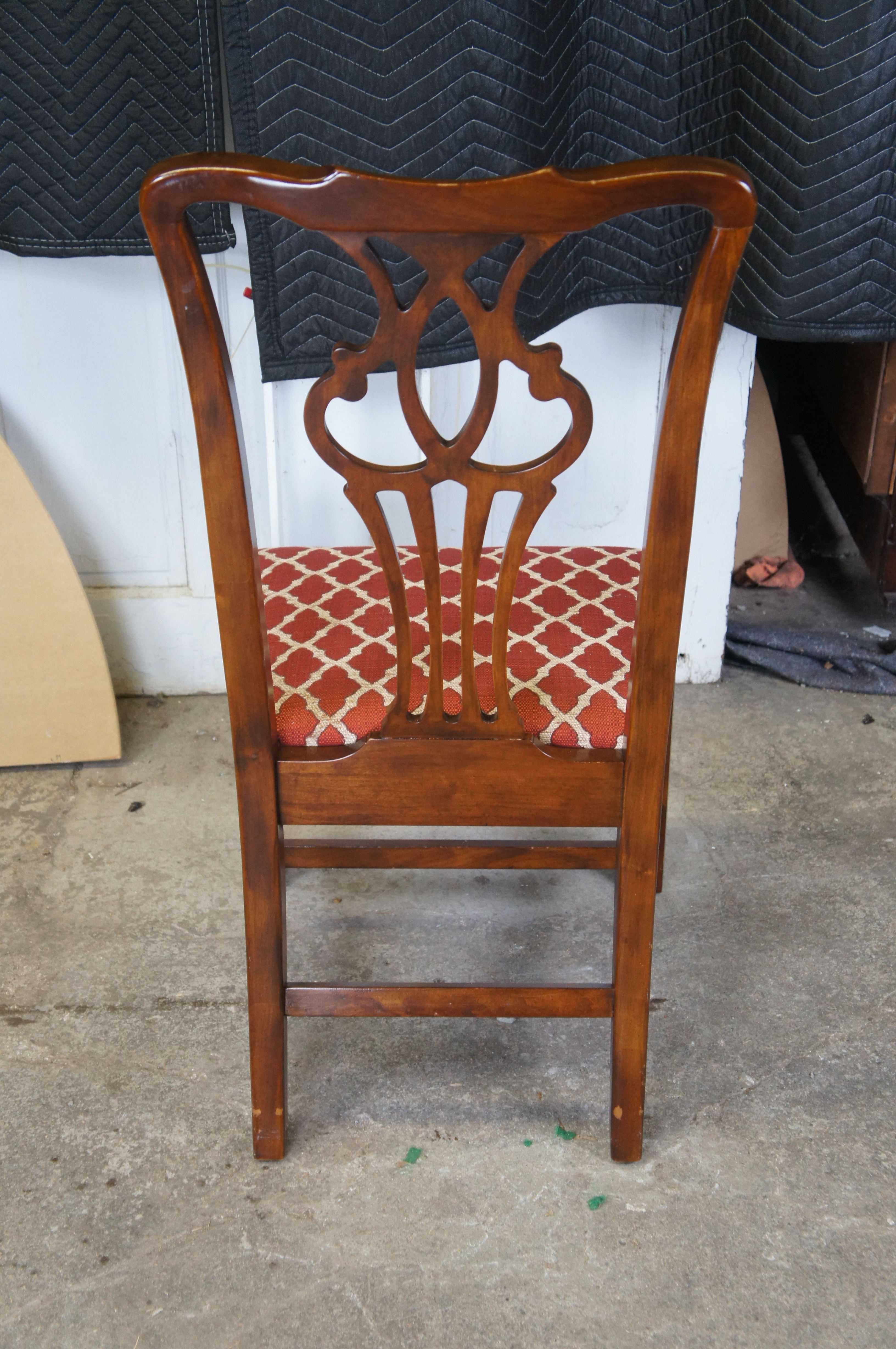 1987 Drexel Heritage Cherry American Chippendale Pierced Dining