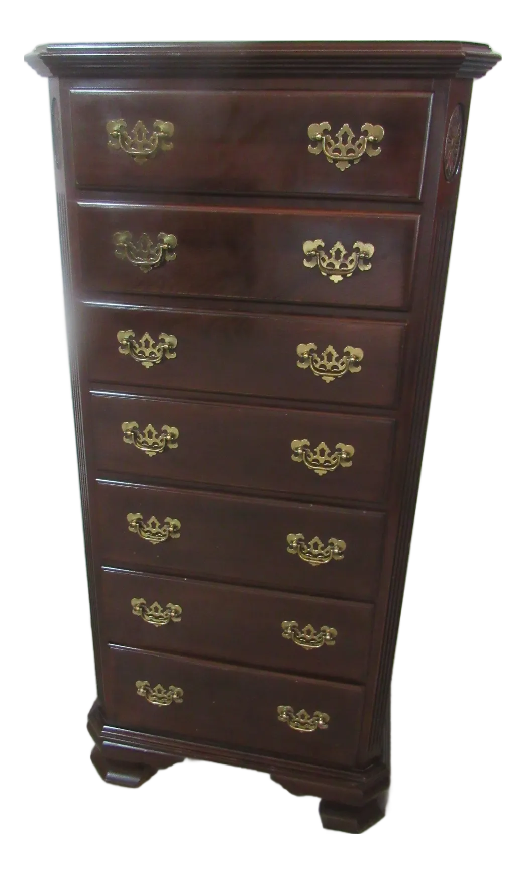 Ethan Allen Lingerie Chest of Drawers Cherry Georgian Court | Chairish